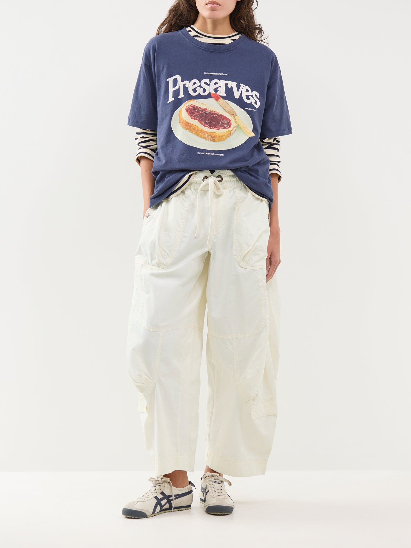 Organic Cotton House Preserves Graphic T-Shirt - Blue