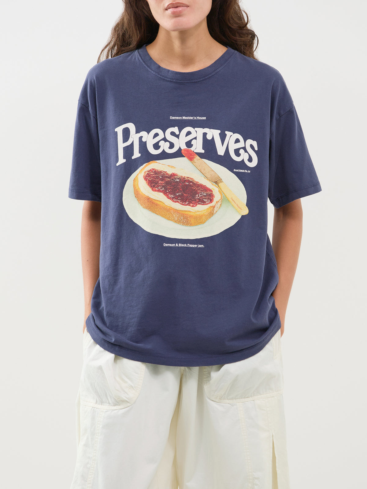 Organic Cotton House Preserves Graphic T-Shirt - Blue