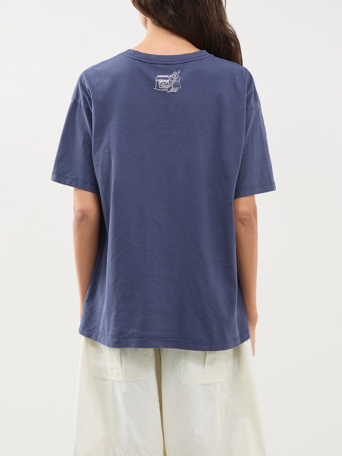Organic Cotton House Preserves Graphic T-Shirt - Blue