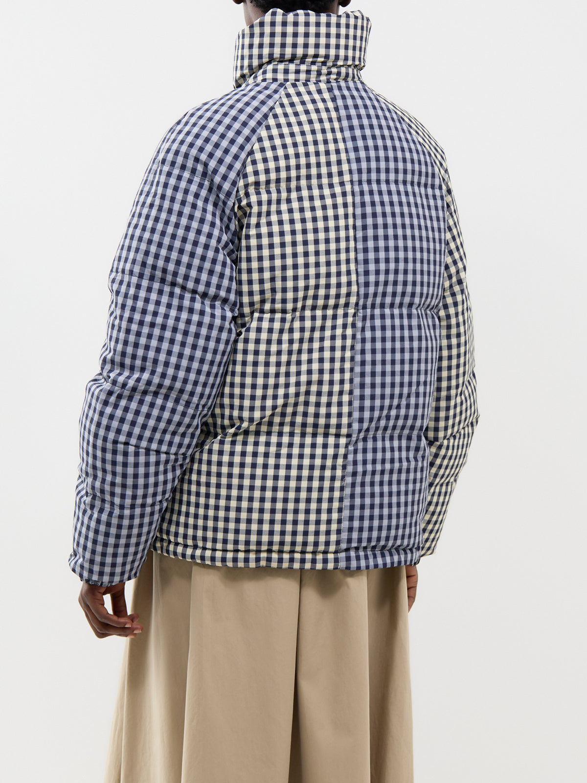 Opal Reversible Gingham Puffer Jacket - Multi