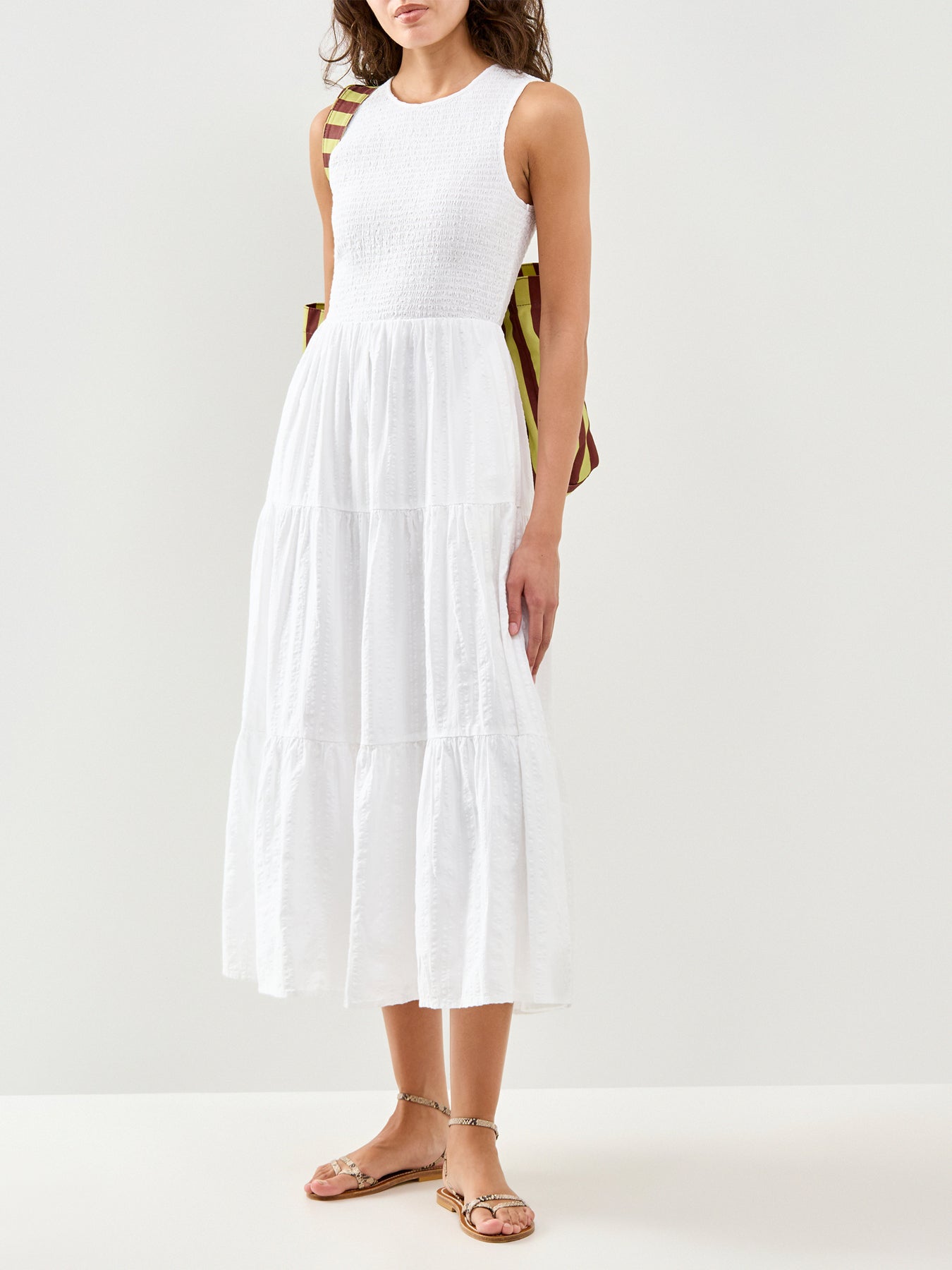 Charlie Midi Dress White