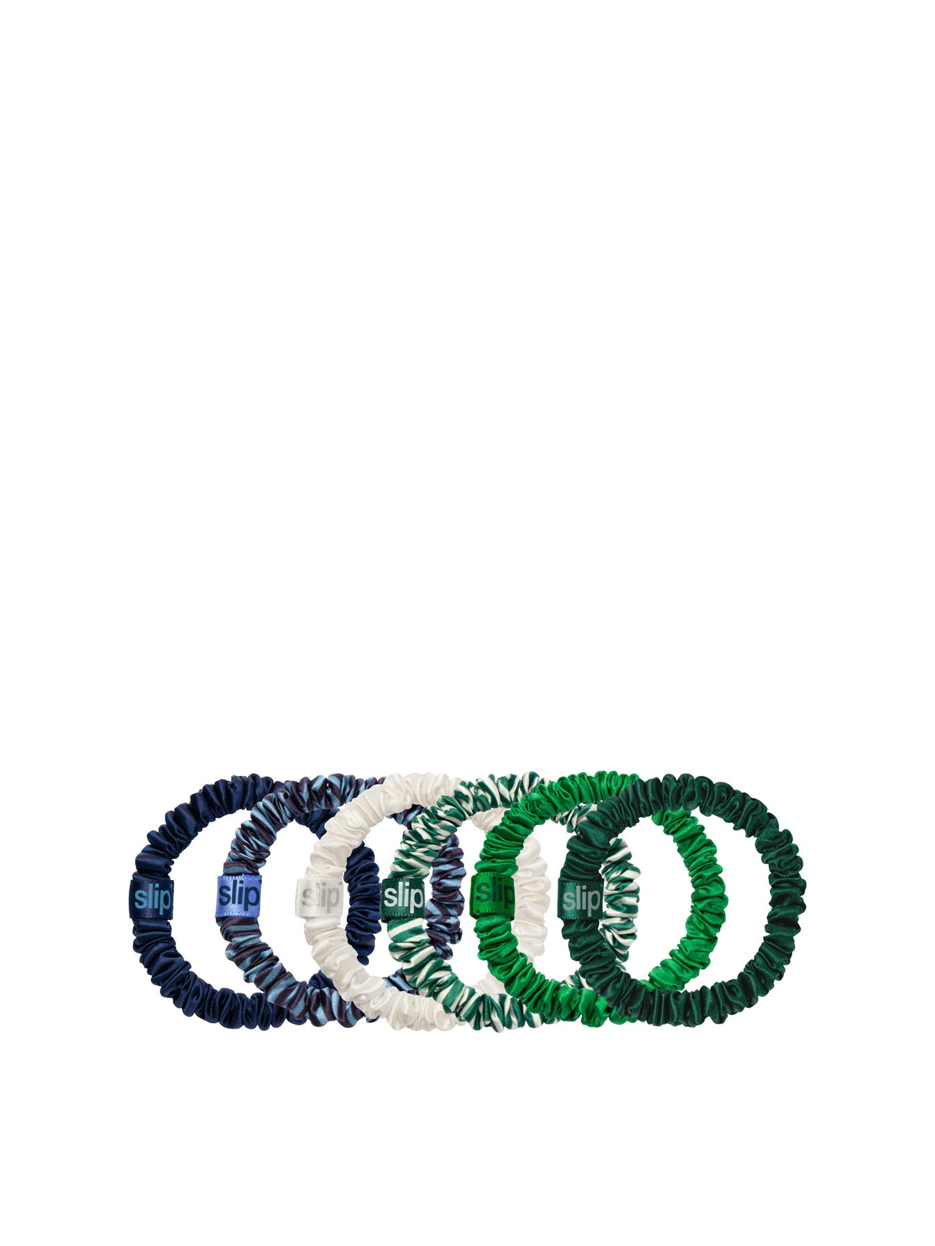 Pure Silk Skinny Scrunchies with Complimentary Pouch