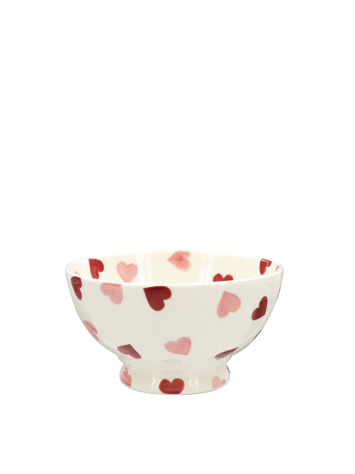 Pink Hearts French Bowl – Pink