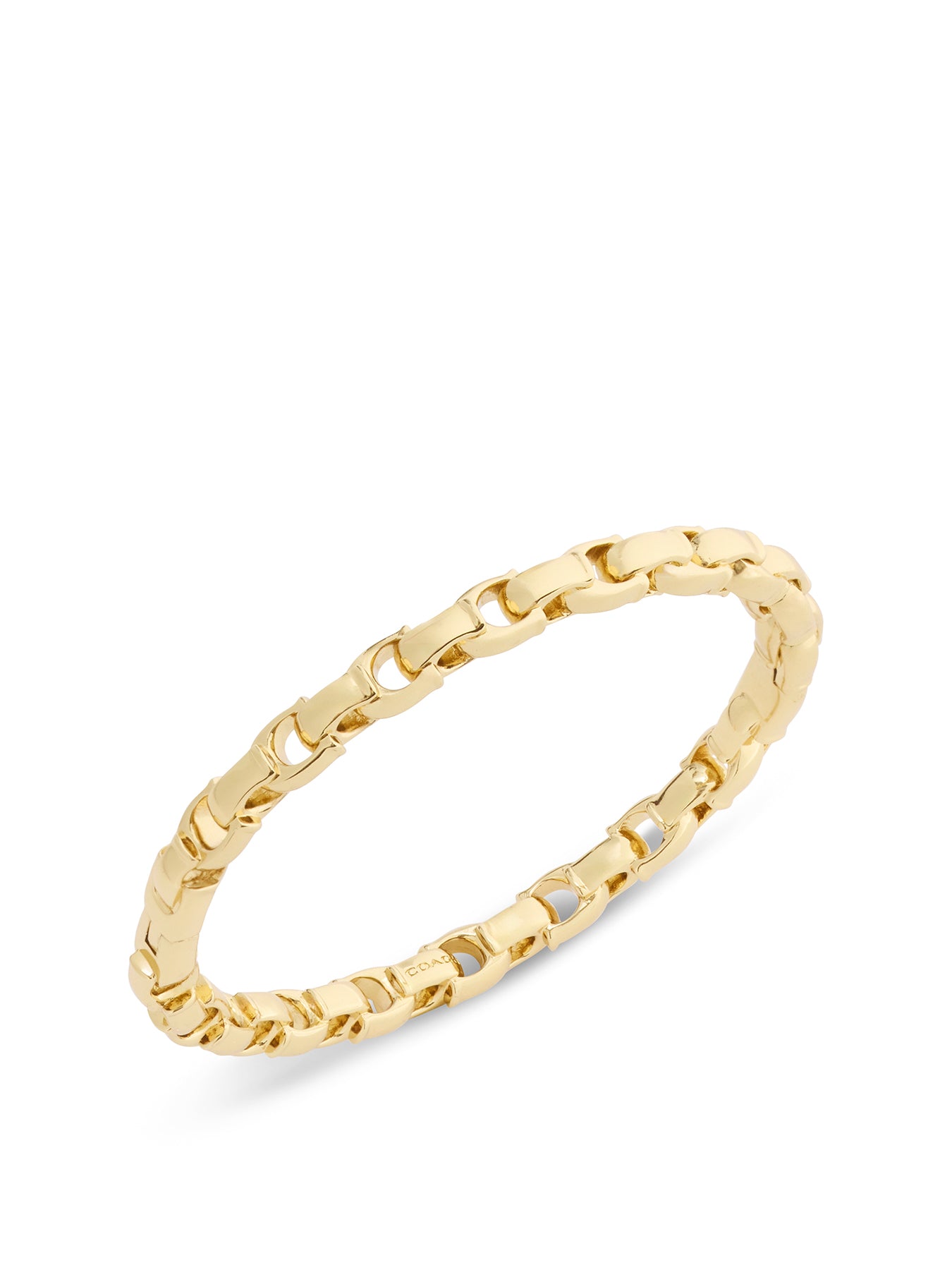 Signature C Hinged Bangle Gold