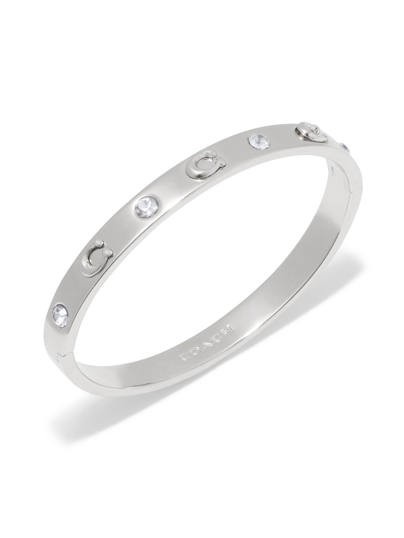 Hinged Bangle Silver