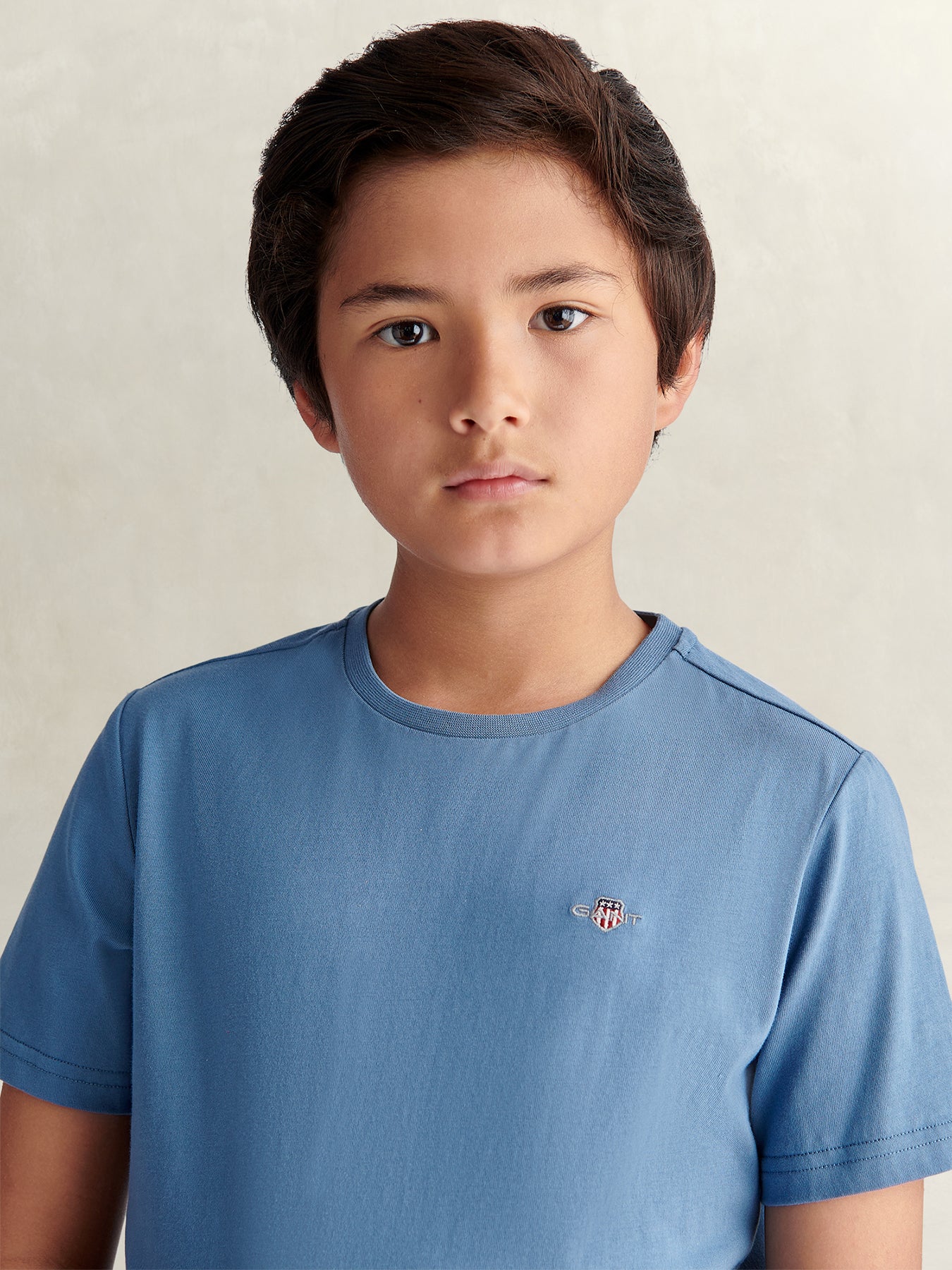 Kids' Shield Short Sleeve T-Shirt Blue