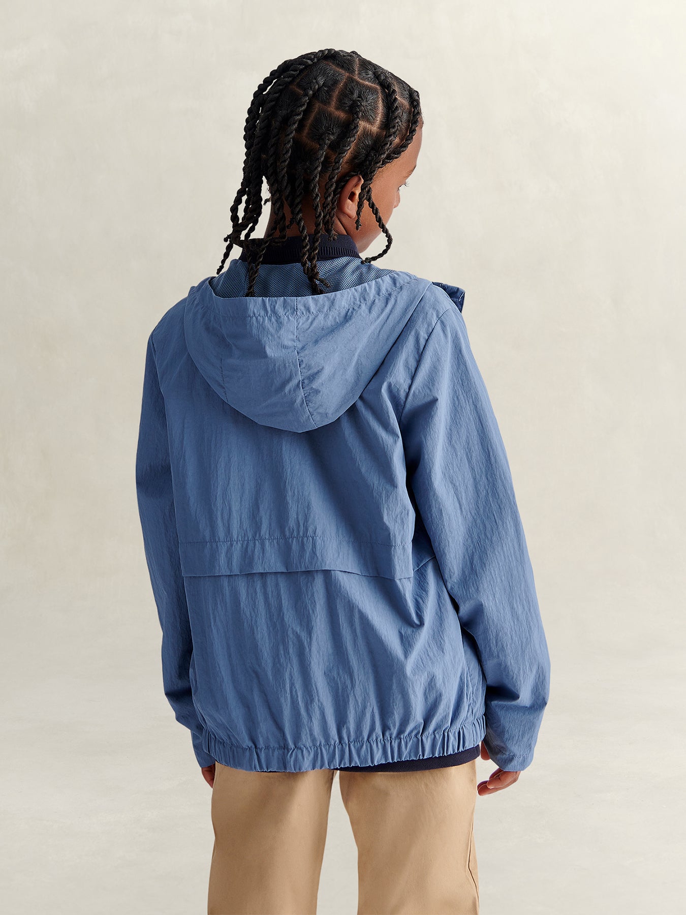 Kids' Lightweight Windbreaker Blue