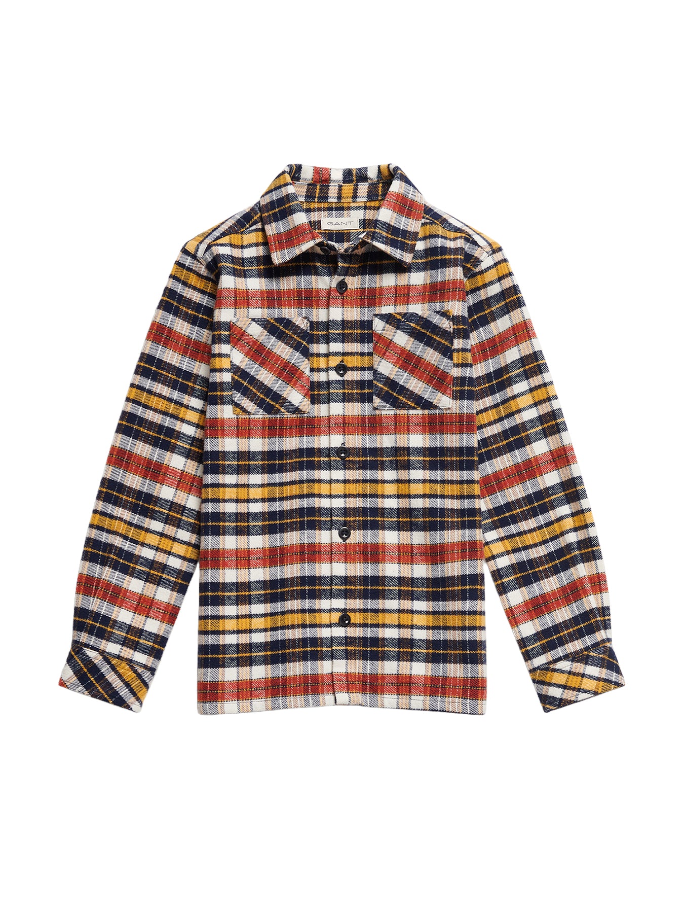 Block Check Cotton Overshirt
