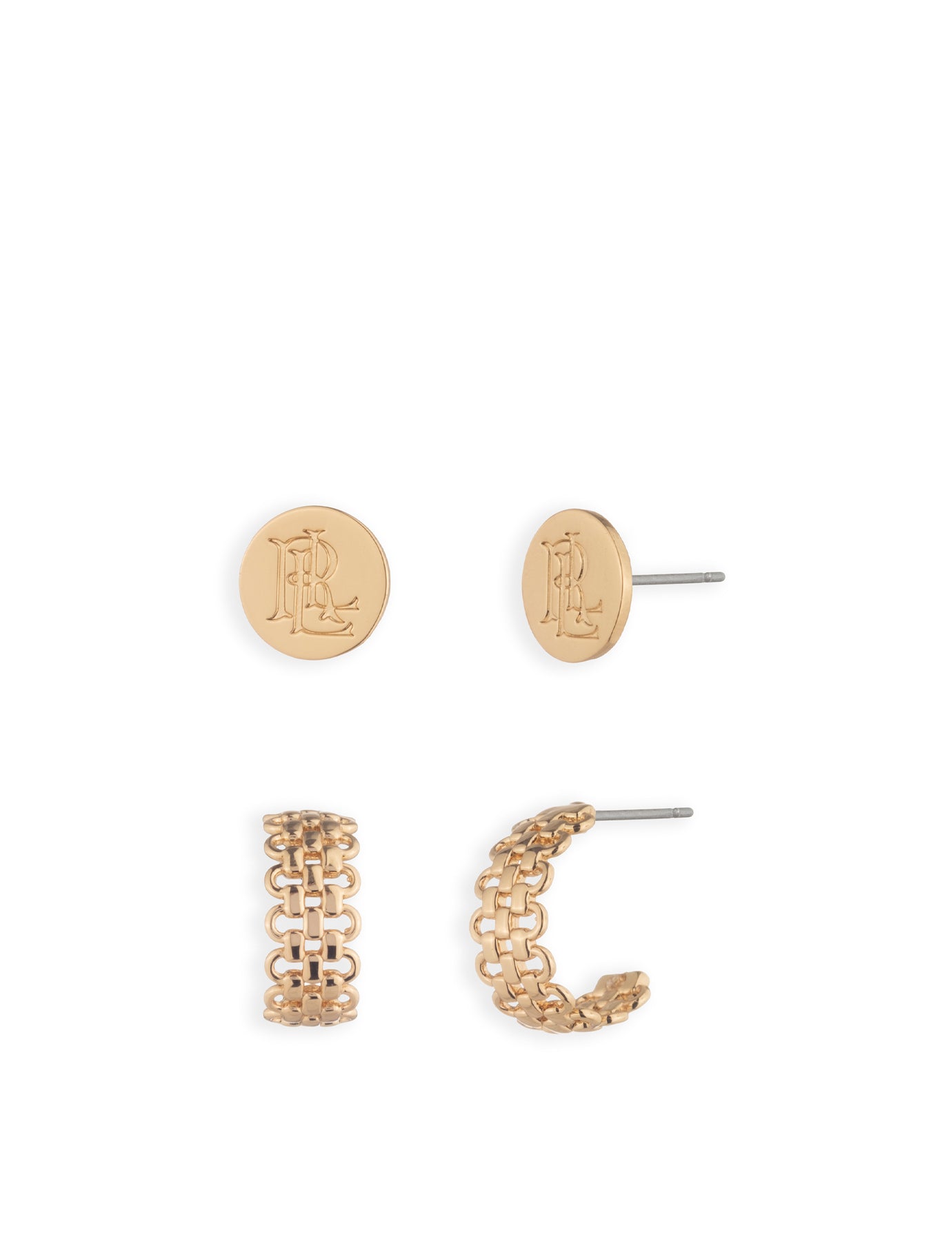 Logo Chain Jewellery Gift Set Gold