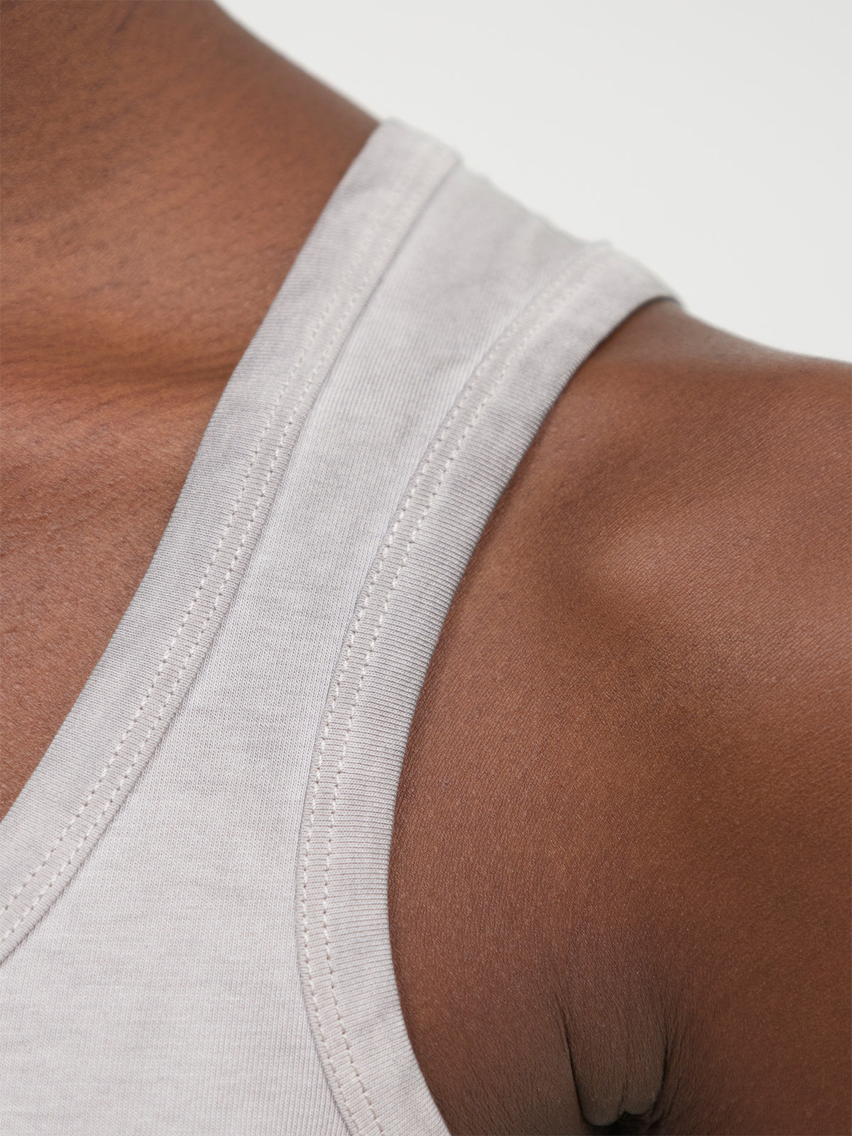 Cotton In Memory Of When I Cared Vest Top - Grey
