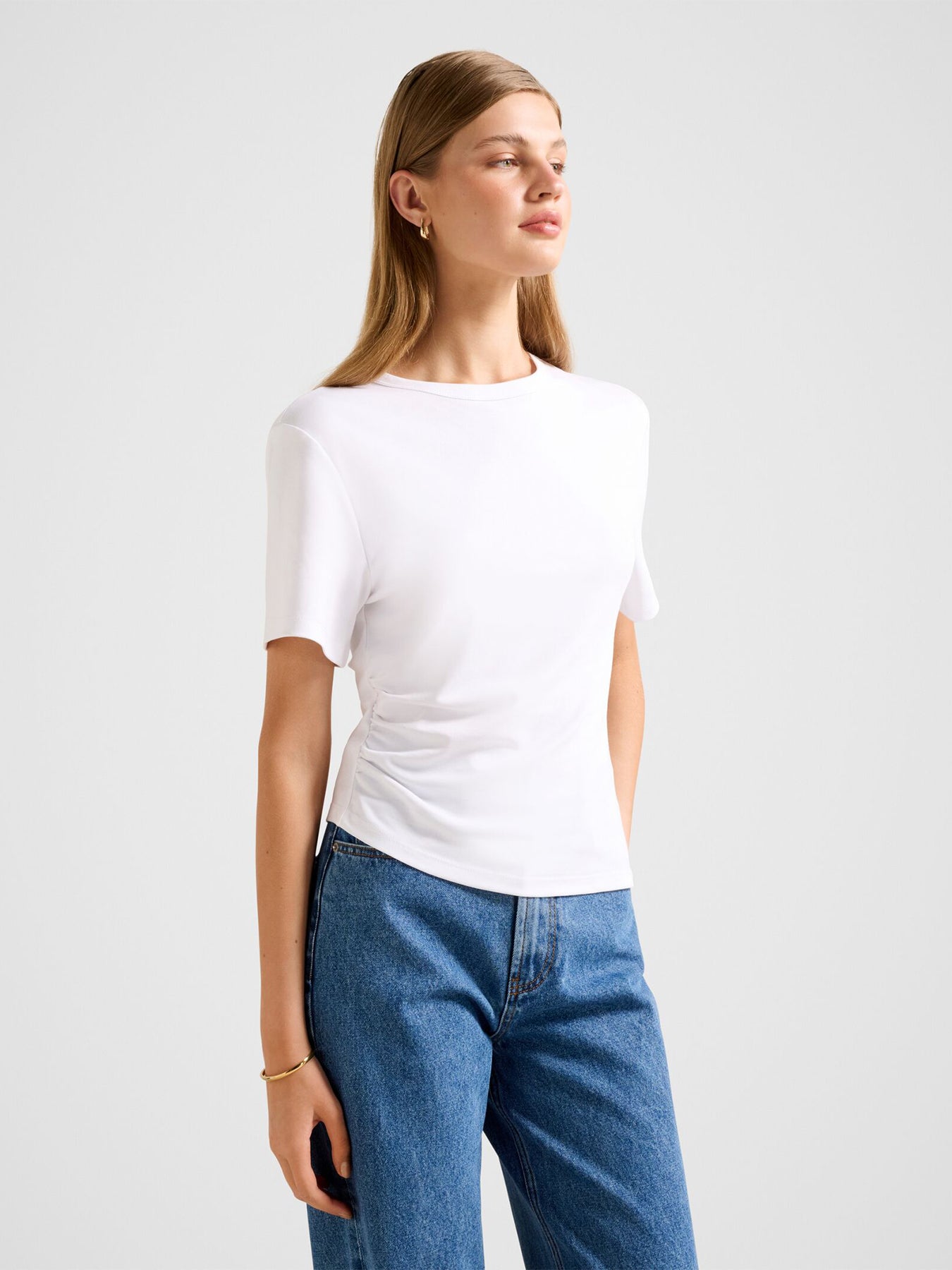Saskia Boxy T-Shirt White