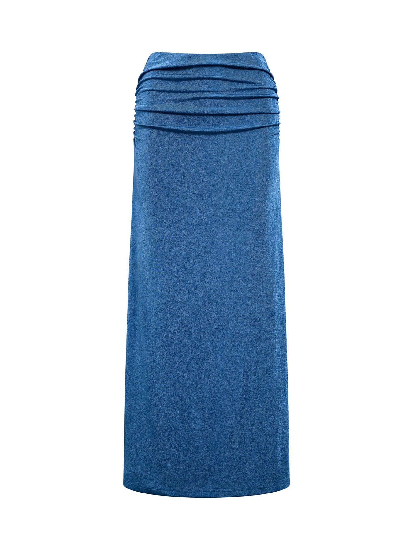 Arabella Flute Maxi Skirt Blue