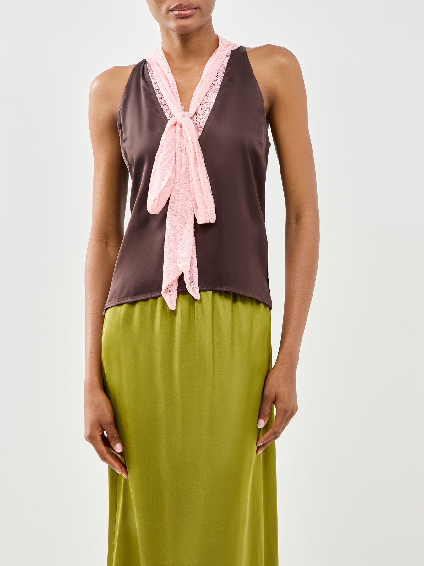 Lily Top Brown