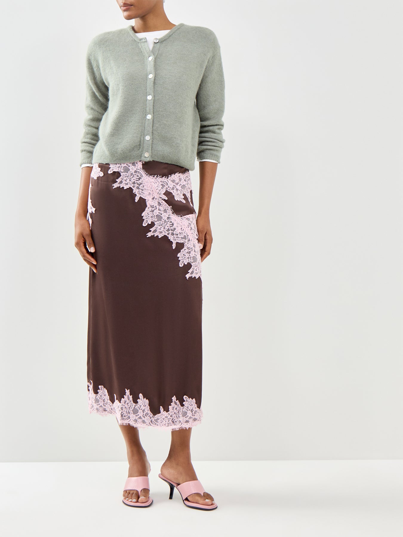 Lily Maxi Skirt Brown