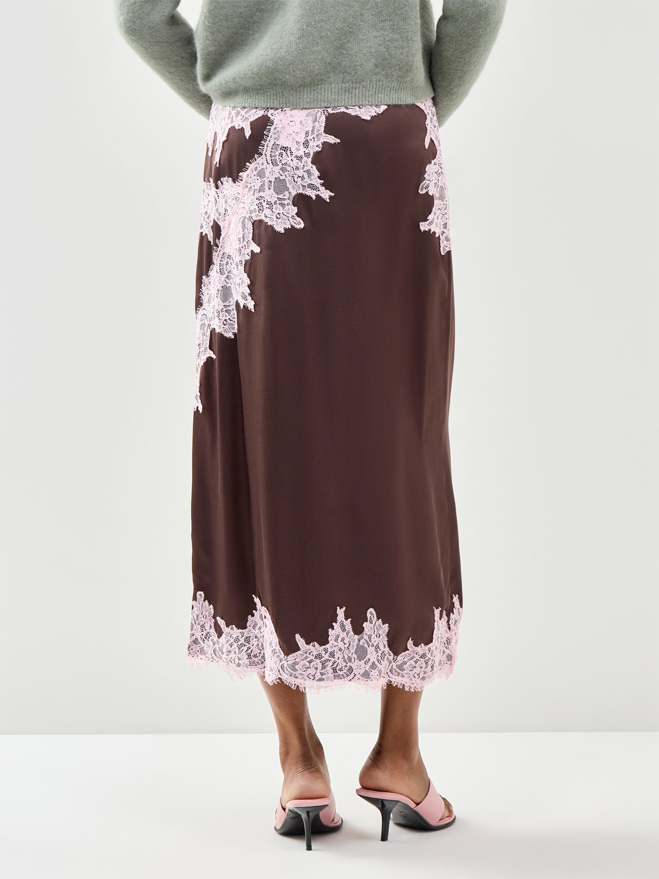 Lily Maxi Skirt Brown