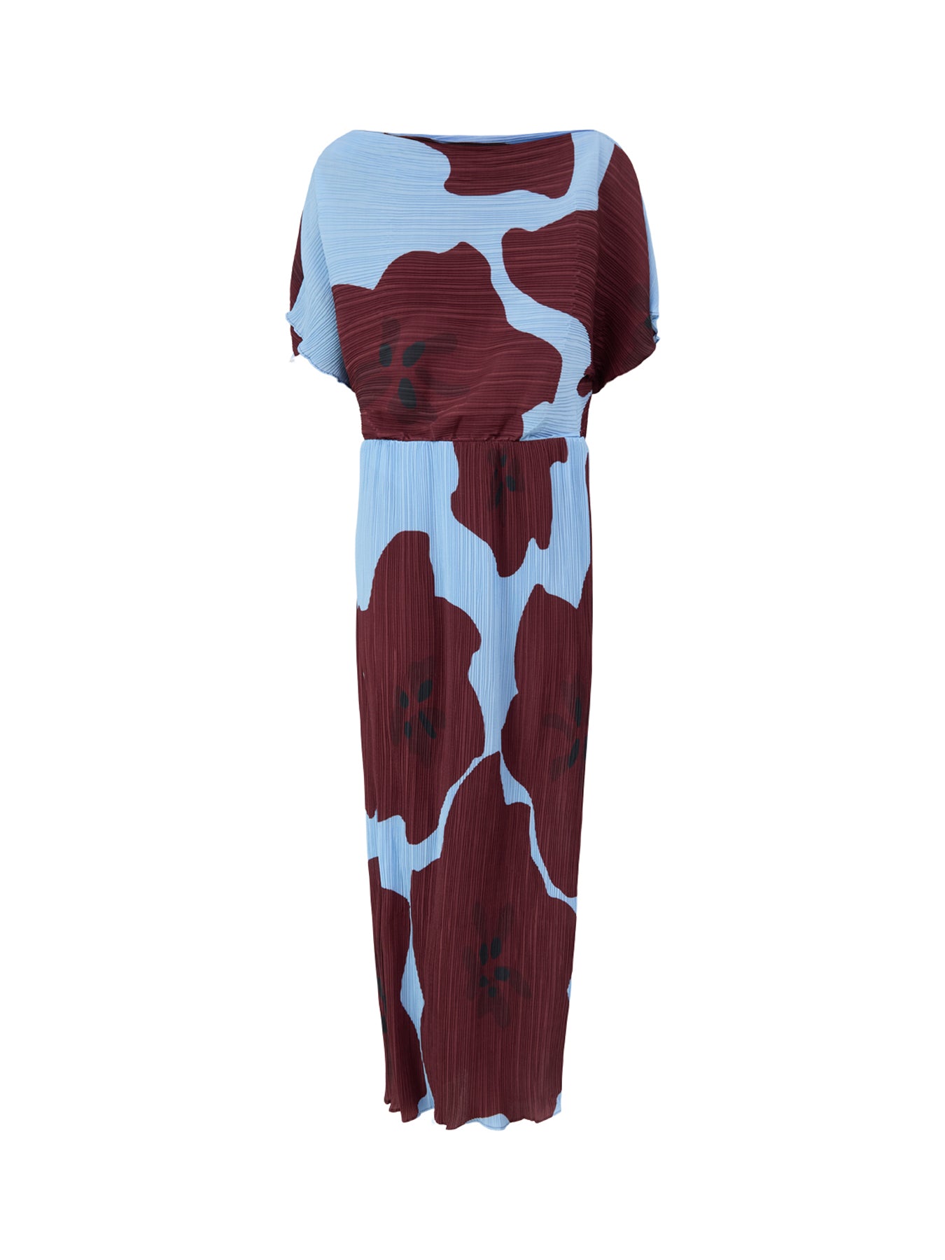 Tilly Floral Plissé Maxi Dress