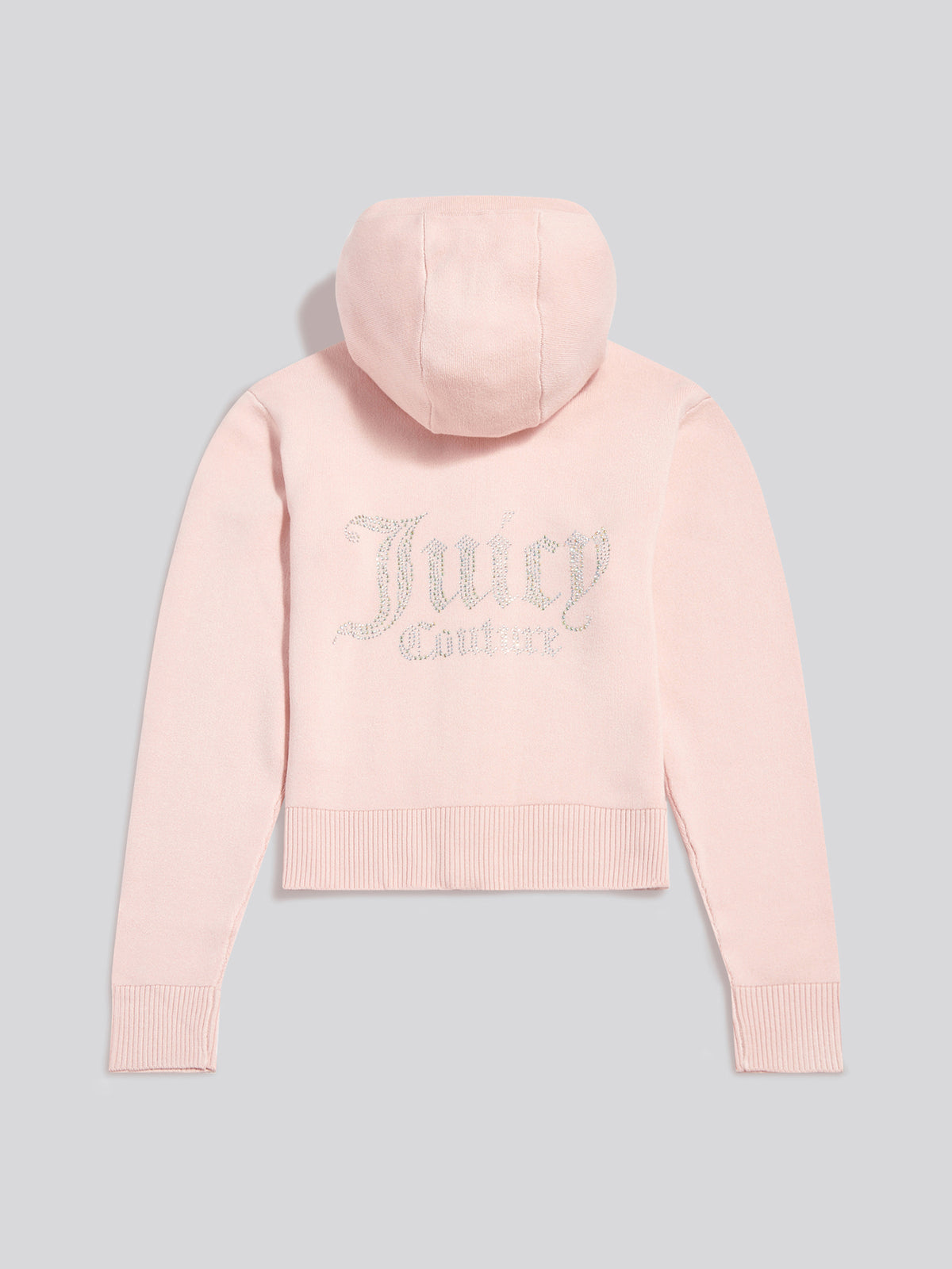 Knitted Zip-Through Hoodie - Lotus