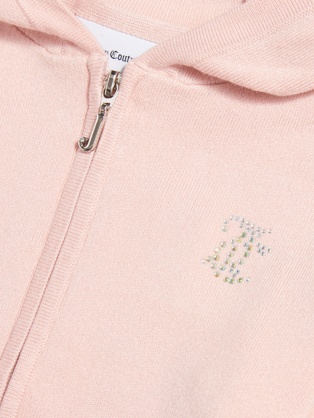 Knitted Zip-Through Hoodie - Lotus