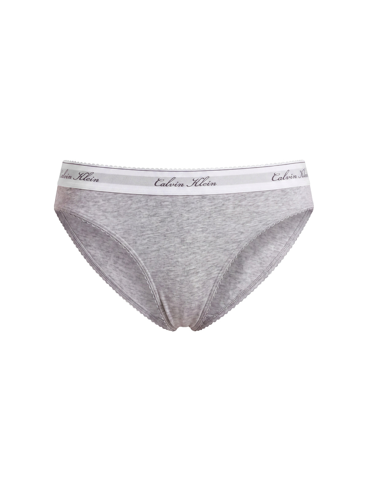 New Signature Cotton Blend Bikini Briefs - Grey Heather