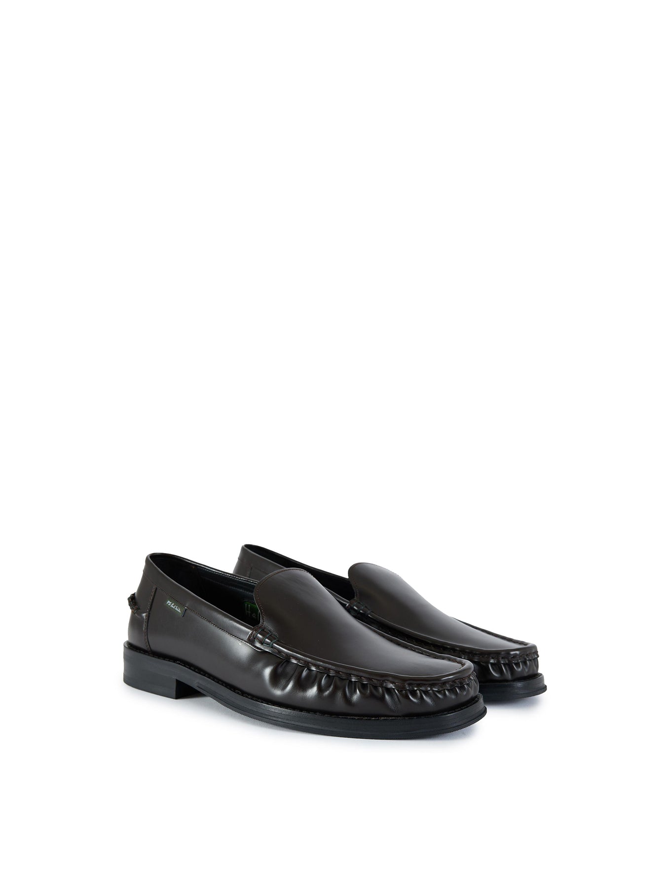 Breton Leather Loafers Black