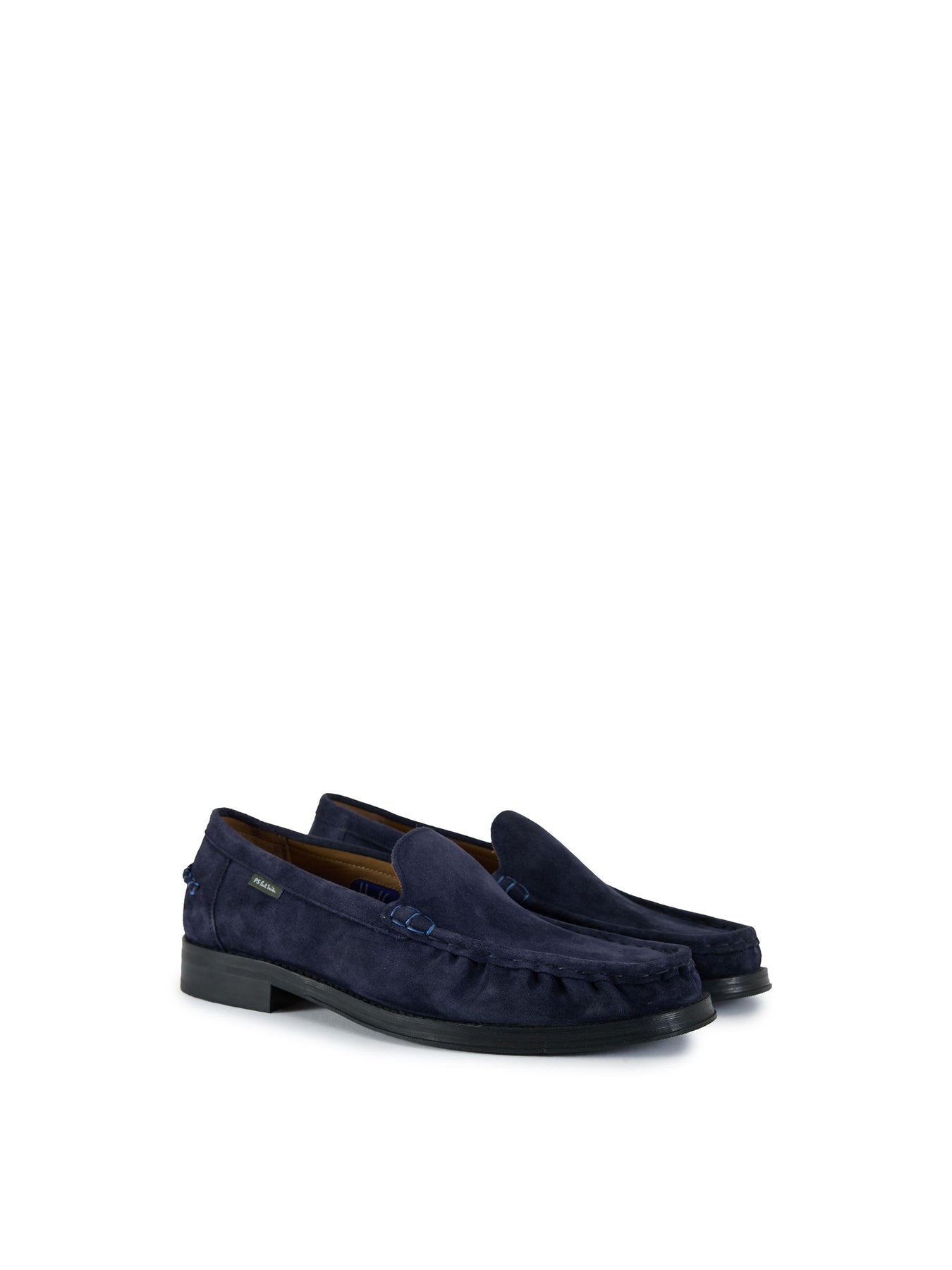 Breton Suede Loafers Blue