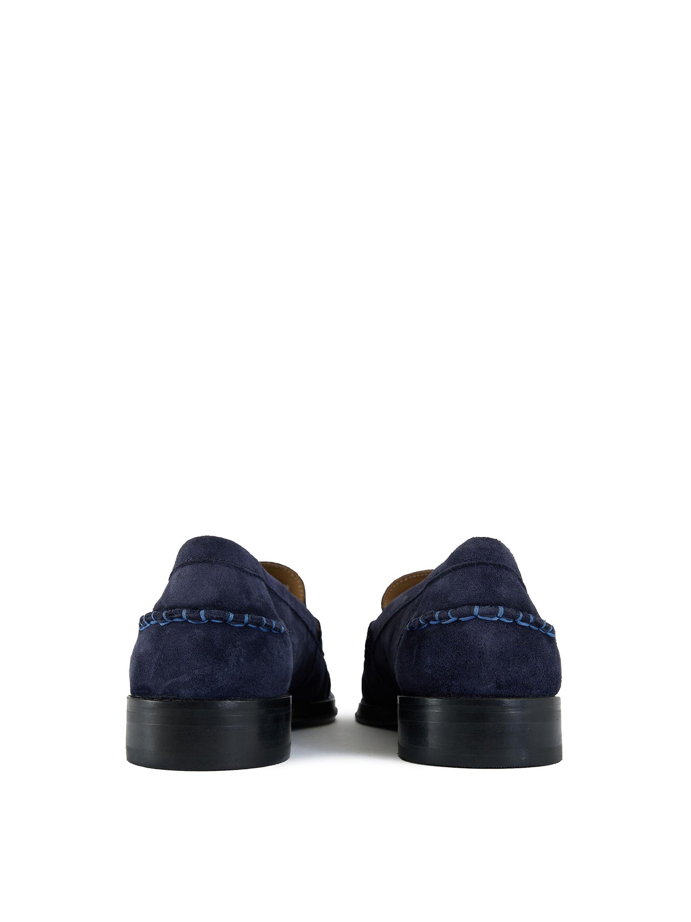 Breton Suede Loafers Blue