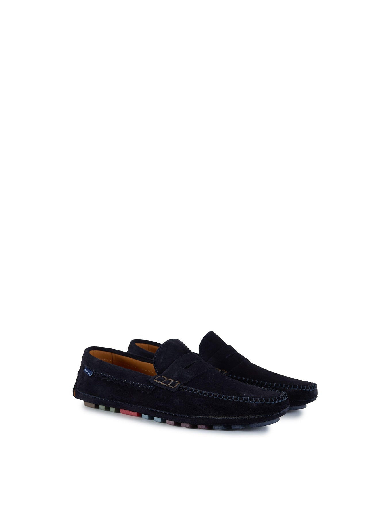 Jenson Suede Driving Shoes Blue