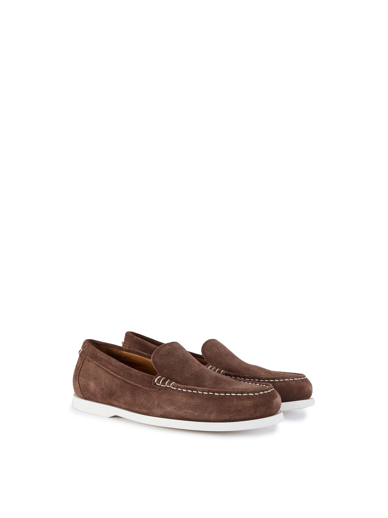 Merton Suede Venetian Loafers Brown