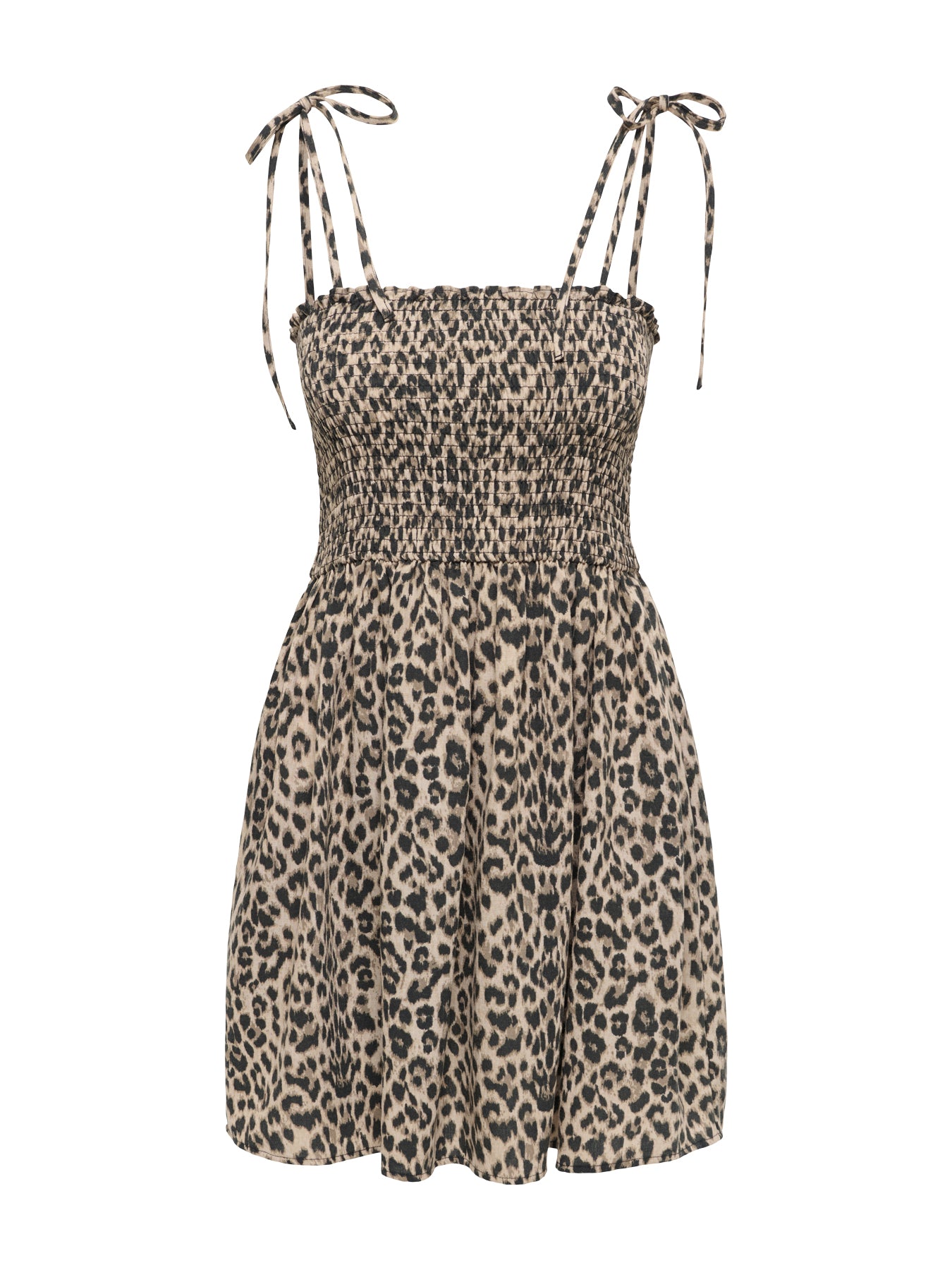 Emmia Smock Dress Brown