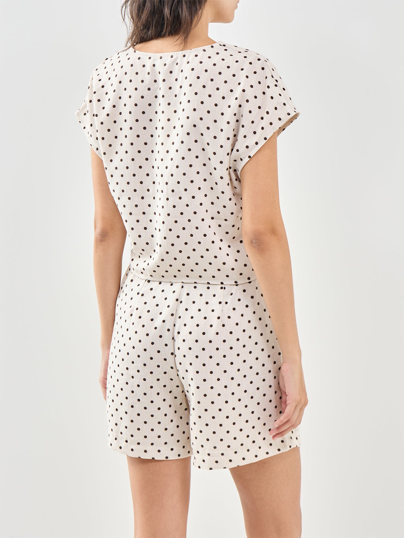 Emmia Short Sleeve Shirt White