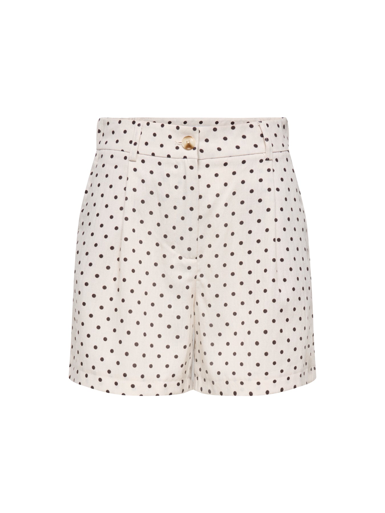 Emmia High Waisted Shorts White