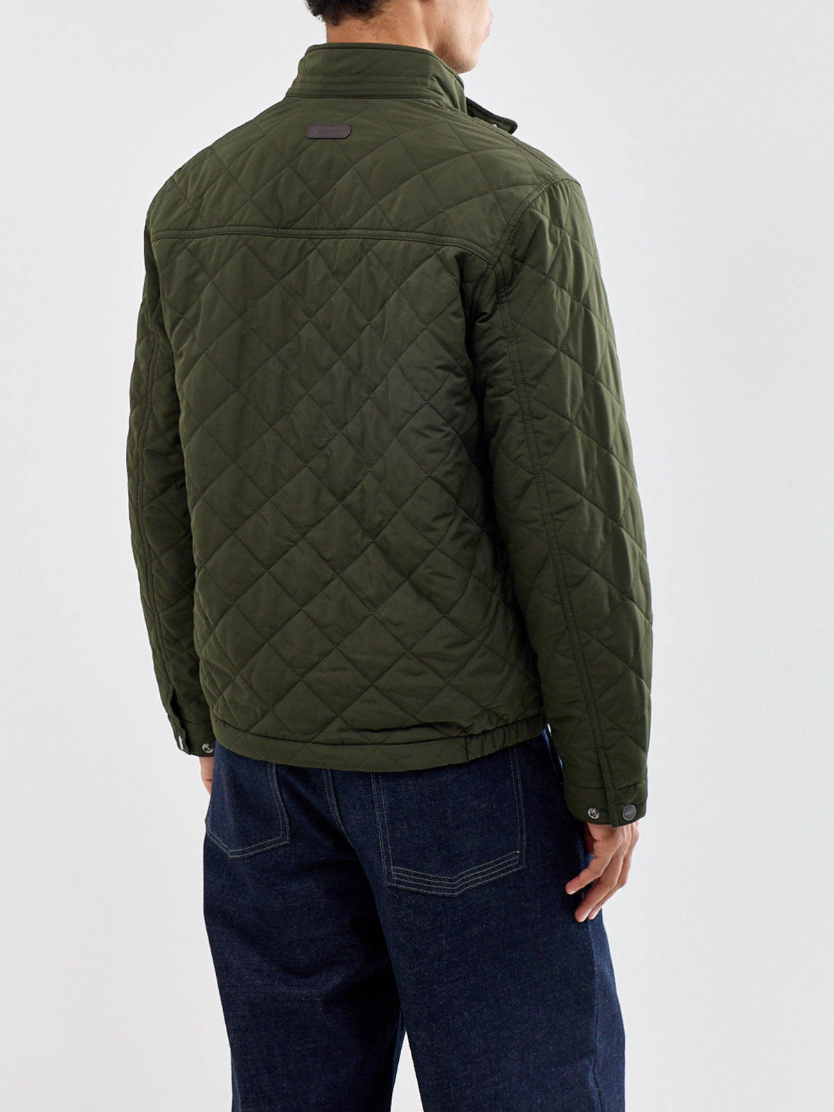 Classic Recycled Polyester Quilted Jacket Green