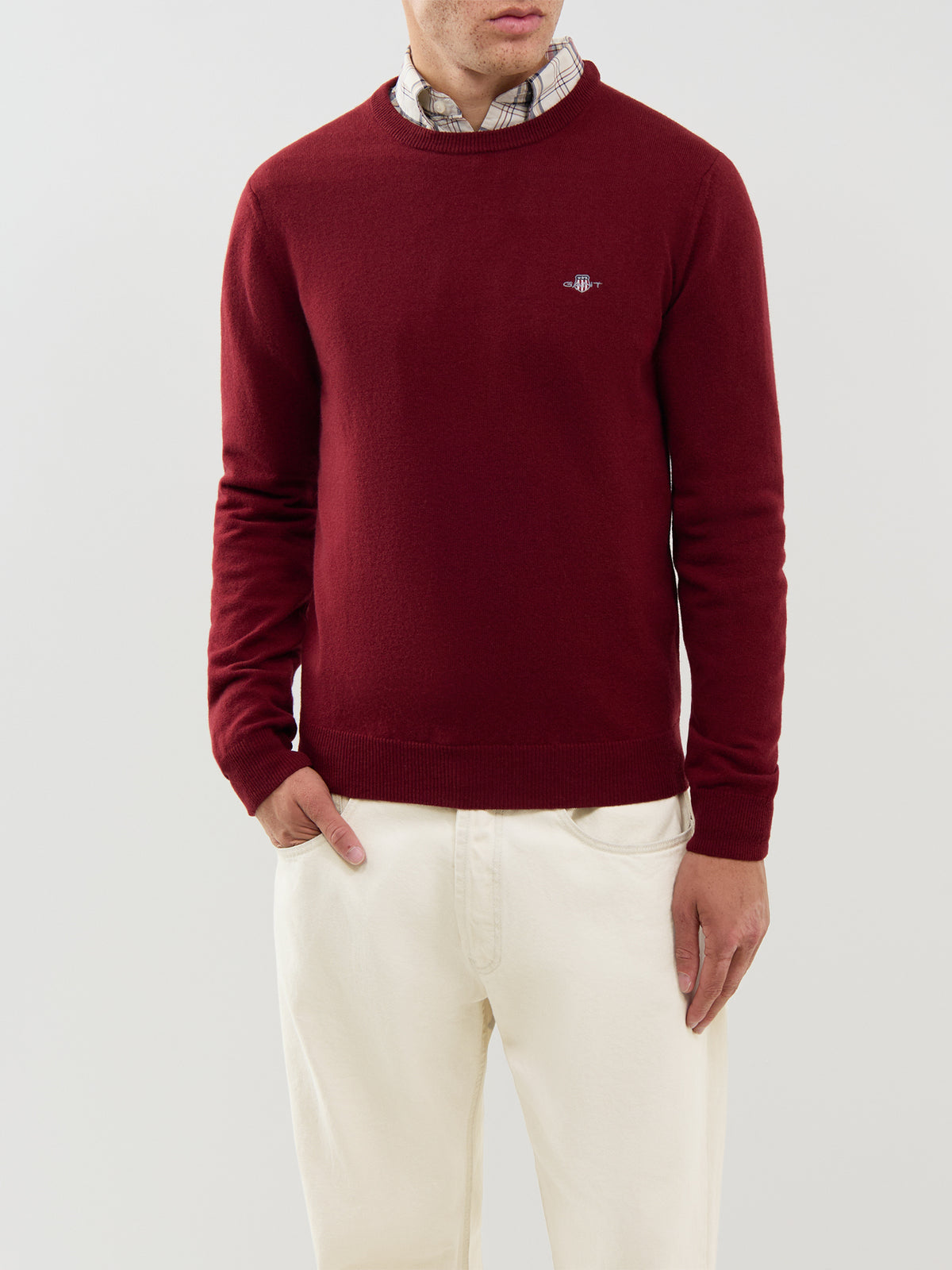 Superfine Lambswool Crew Neck Jumper