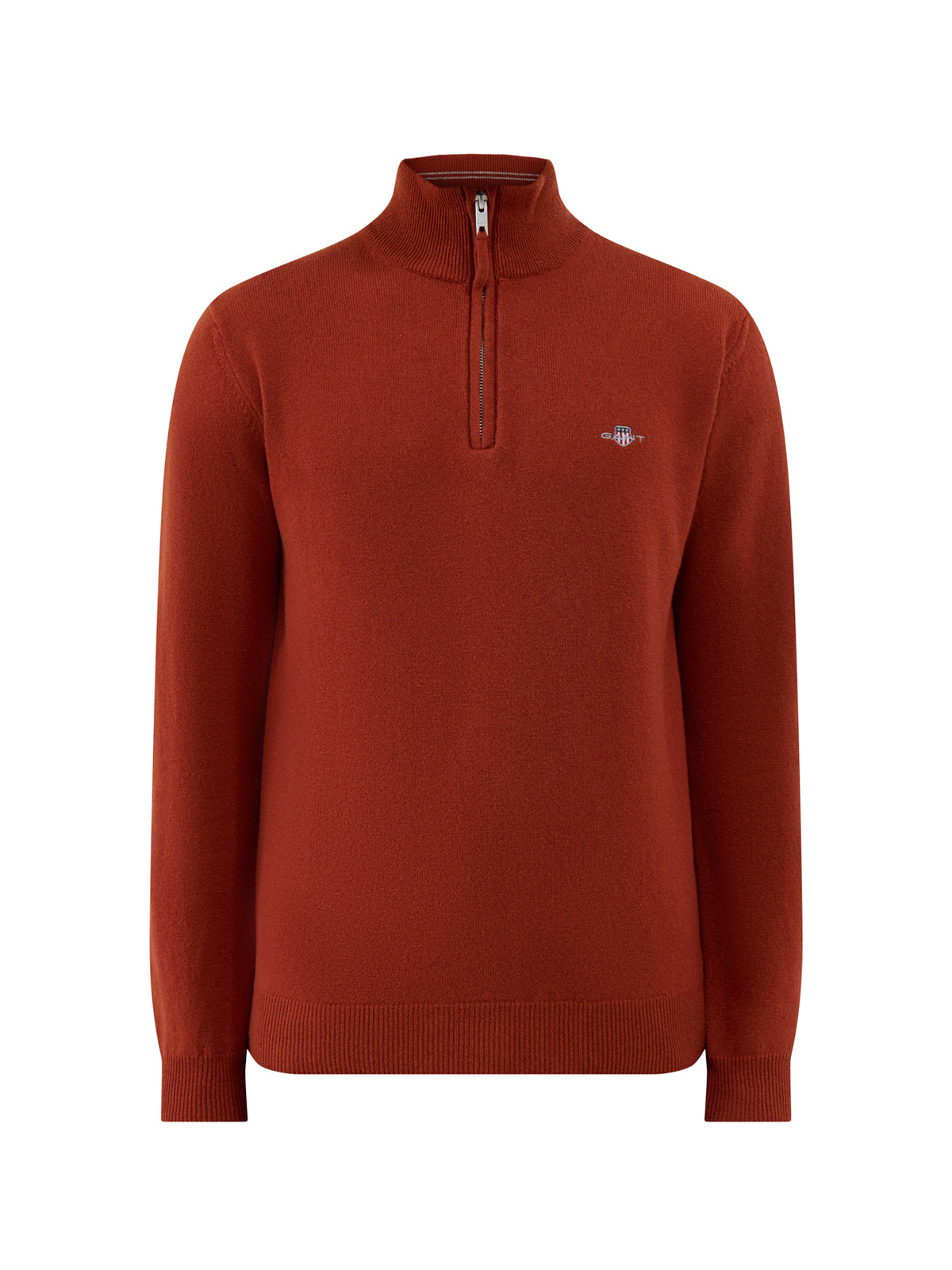 Superfine Lambswool Half-Zip Jumper