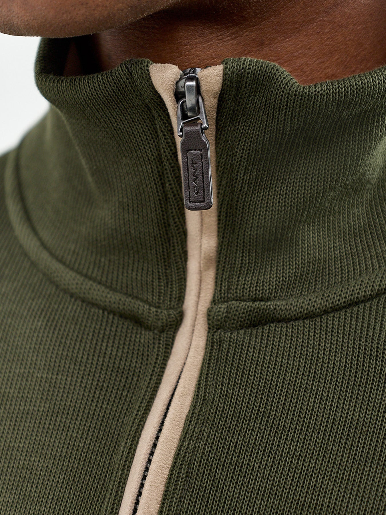 Men's Cotton Sacker Rib Half-Zip Sweatshirt