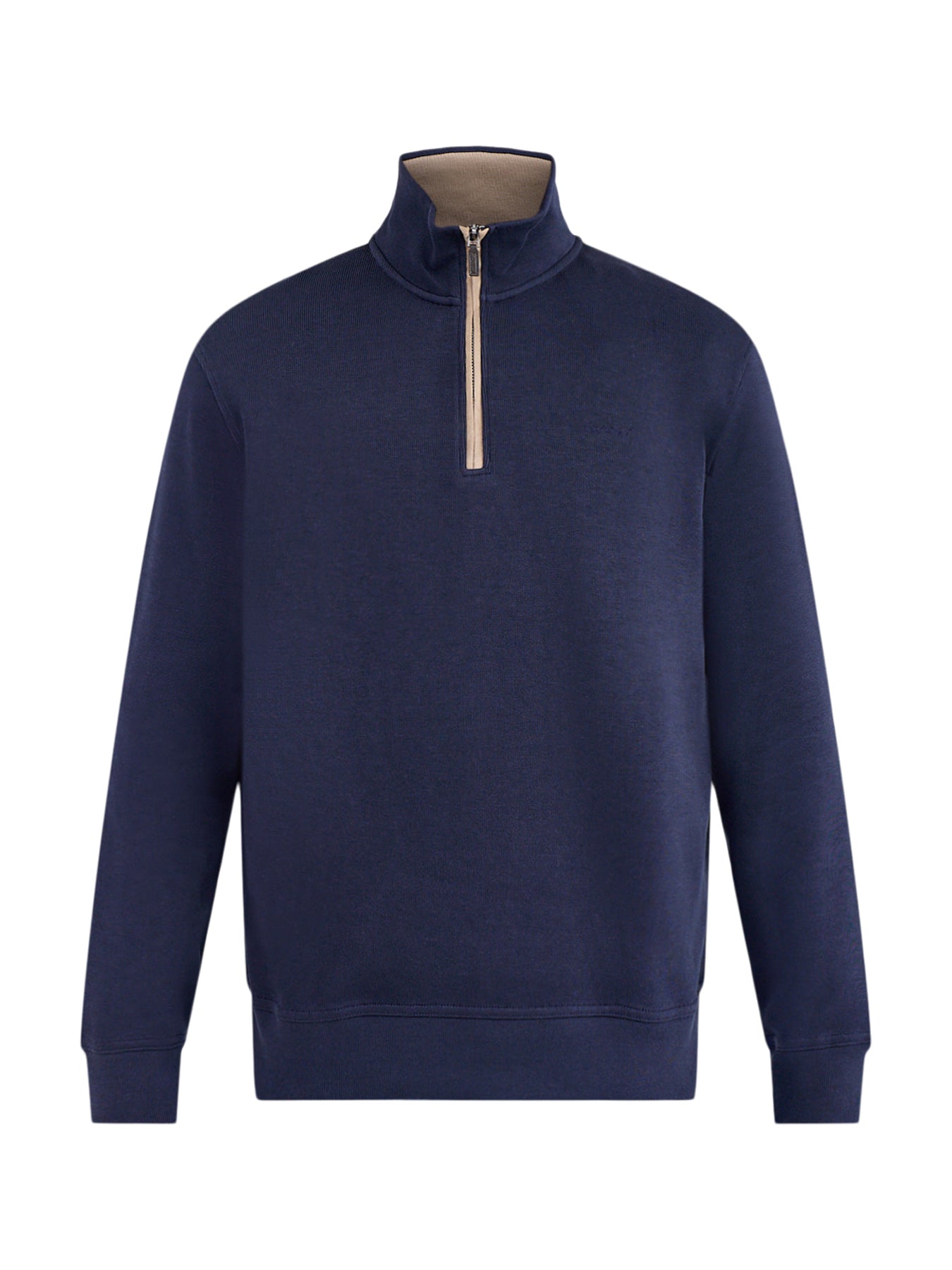 Cotton Sacker Rib Half Zip Sweatshirt