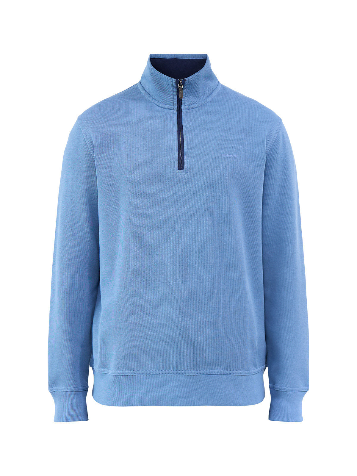 Cotton Sacker Rib Half-Zip Sweatshirt
