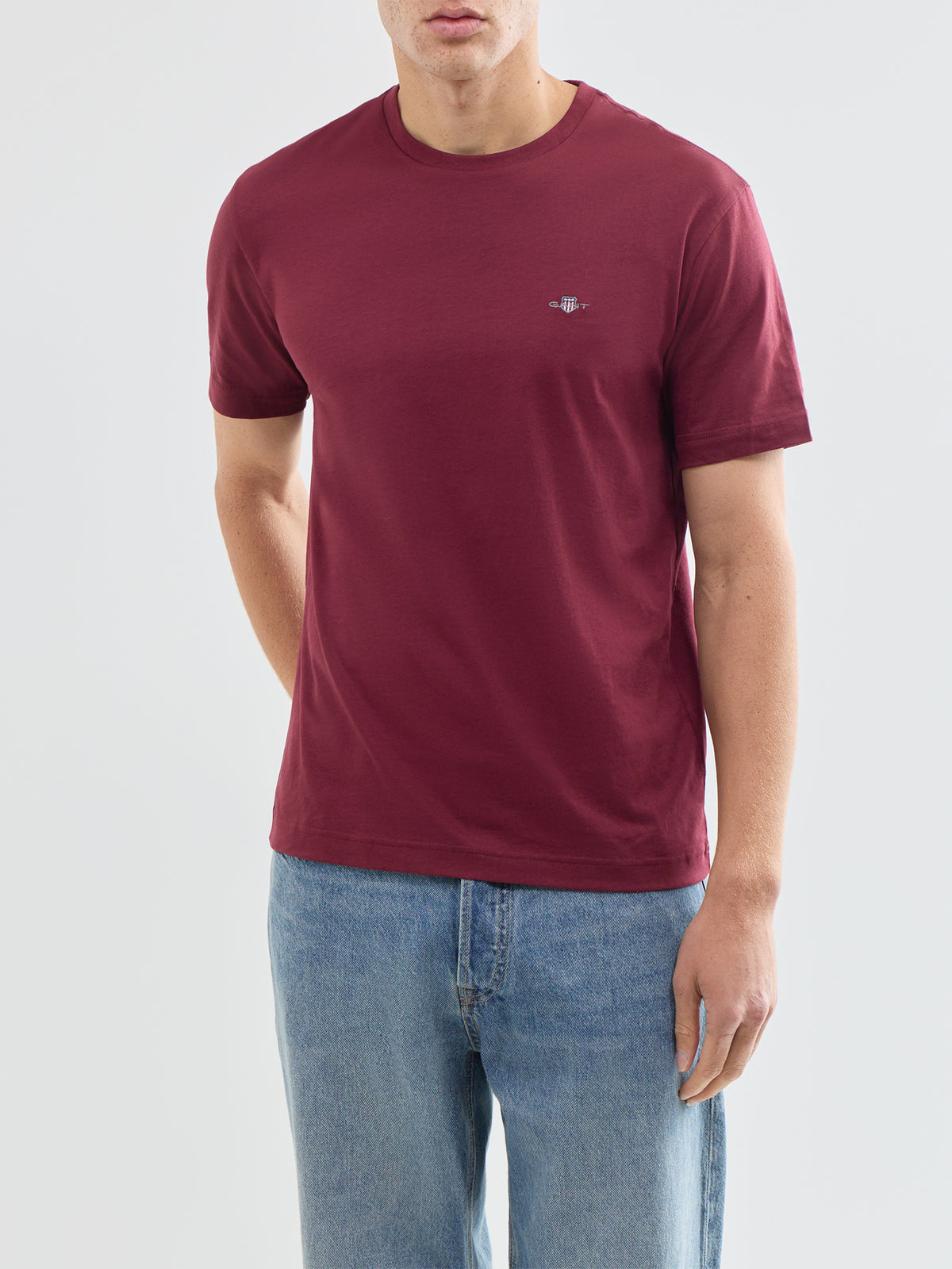 Cotton Shield T-Shirt - Deep Grape Wine