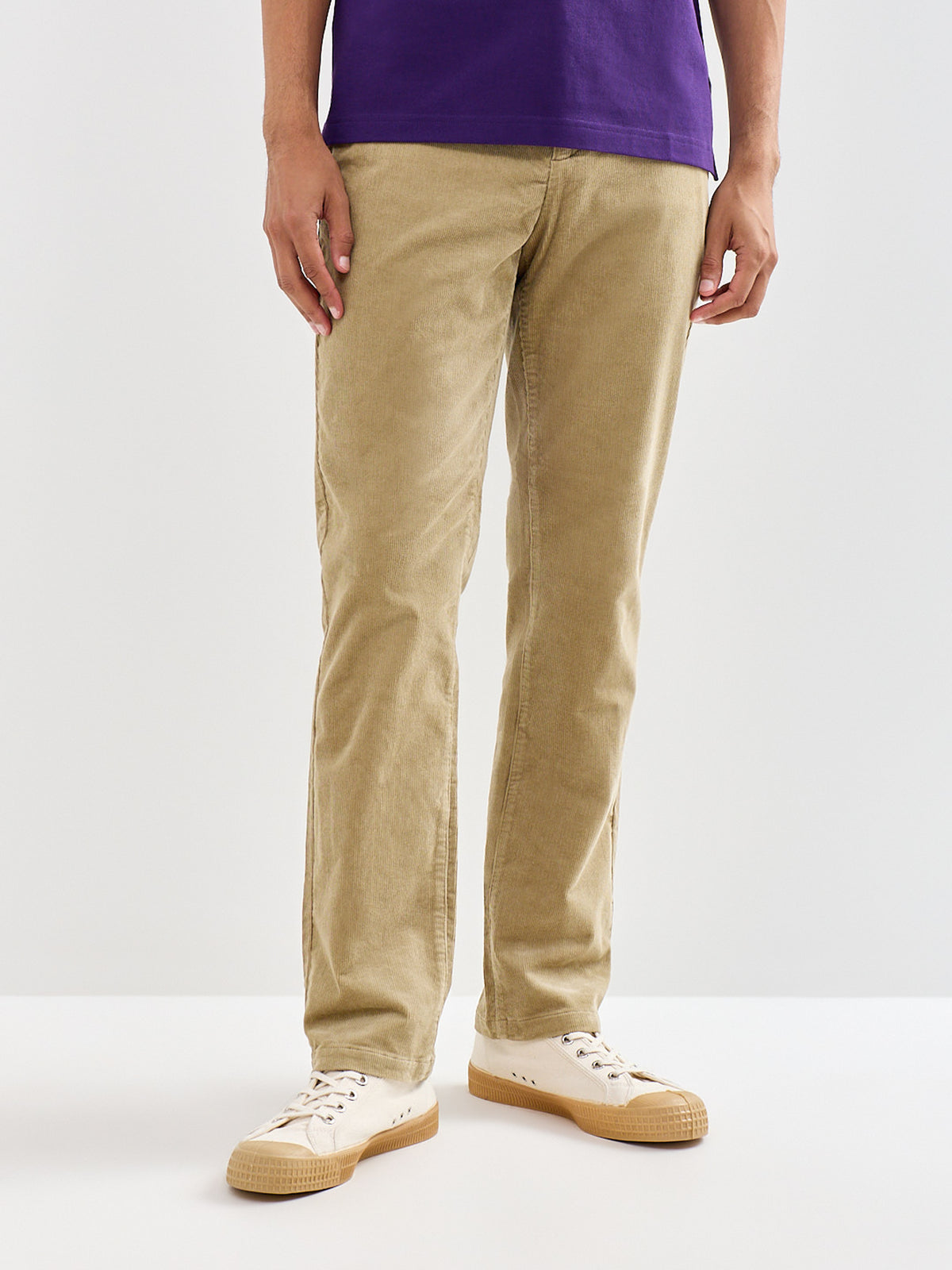 Regular Fit Cotton Corduroy Chinos