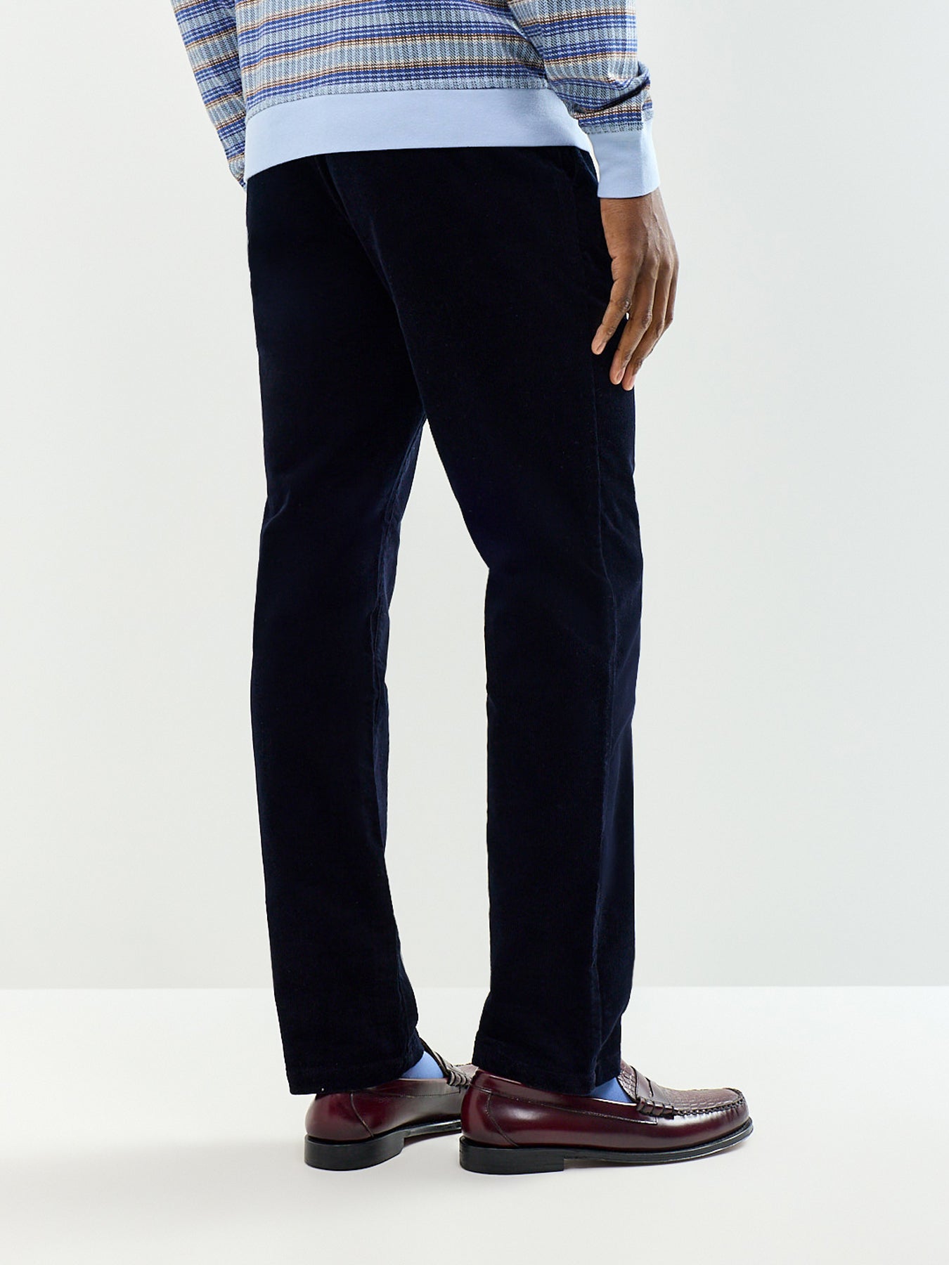 Men's Cotton Stretch Regular Cord Chinos