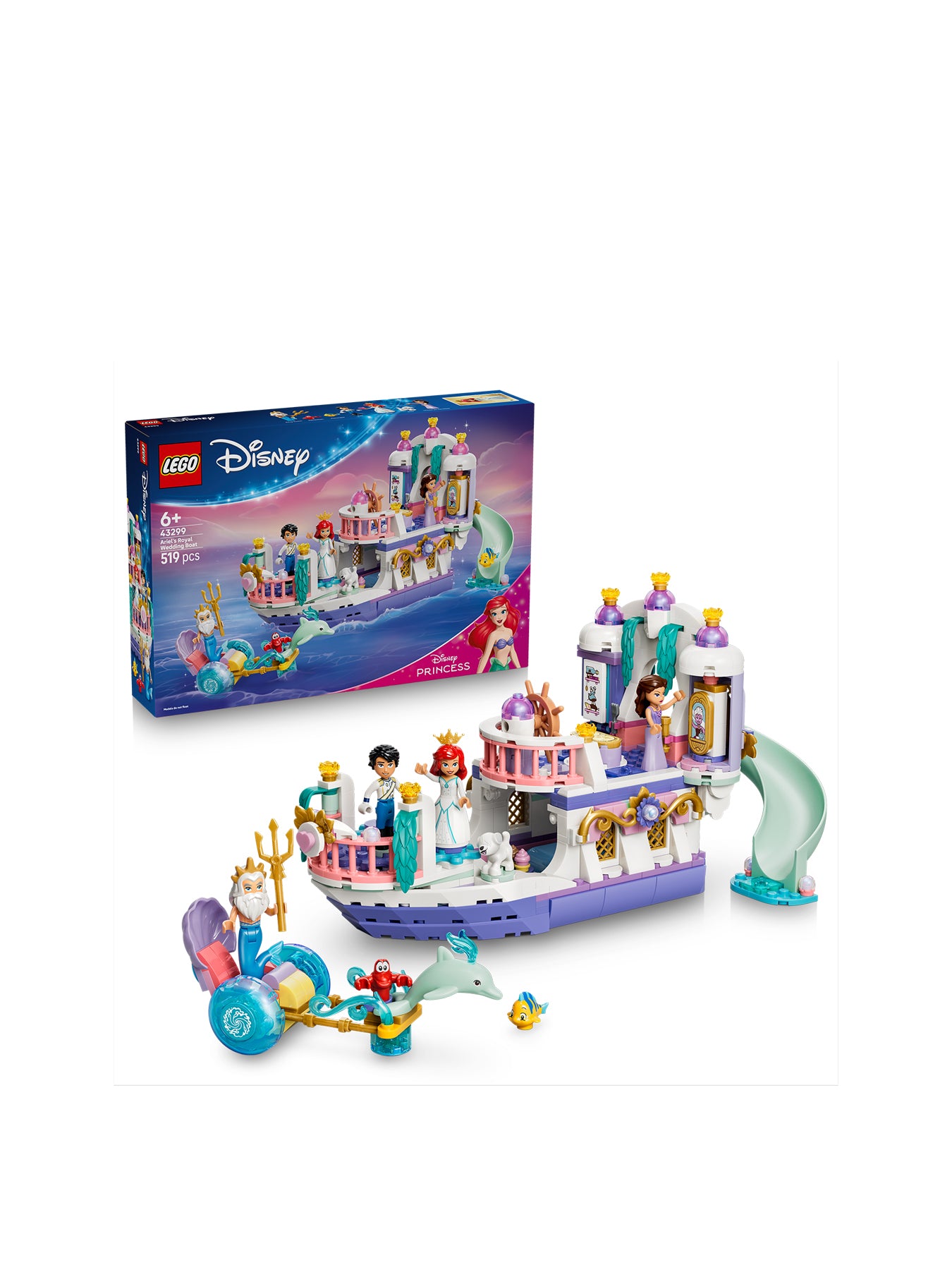 Ariel's Royal Wedding Boat 43299