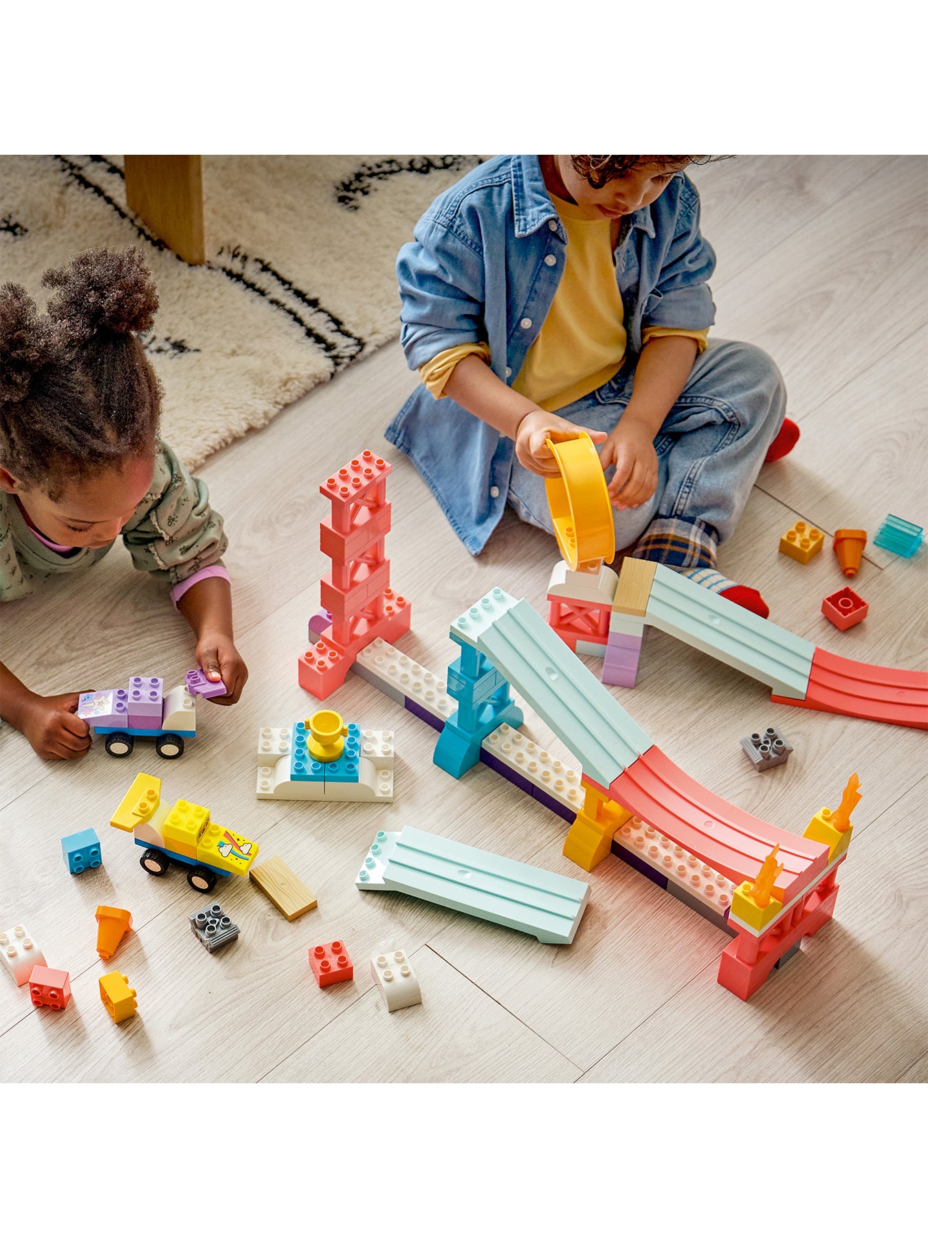 3 In 1 Creative Ramps With Vehicles 10478