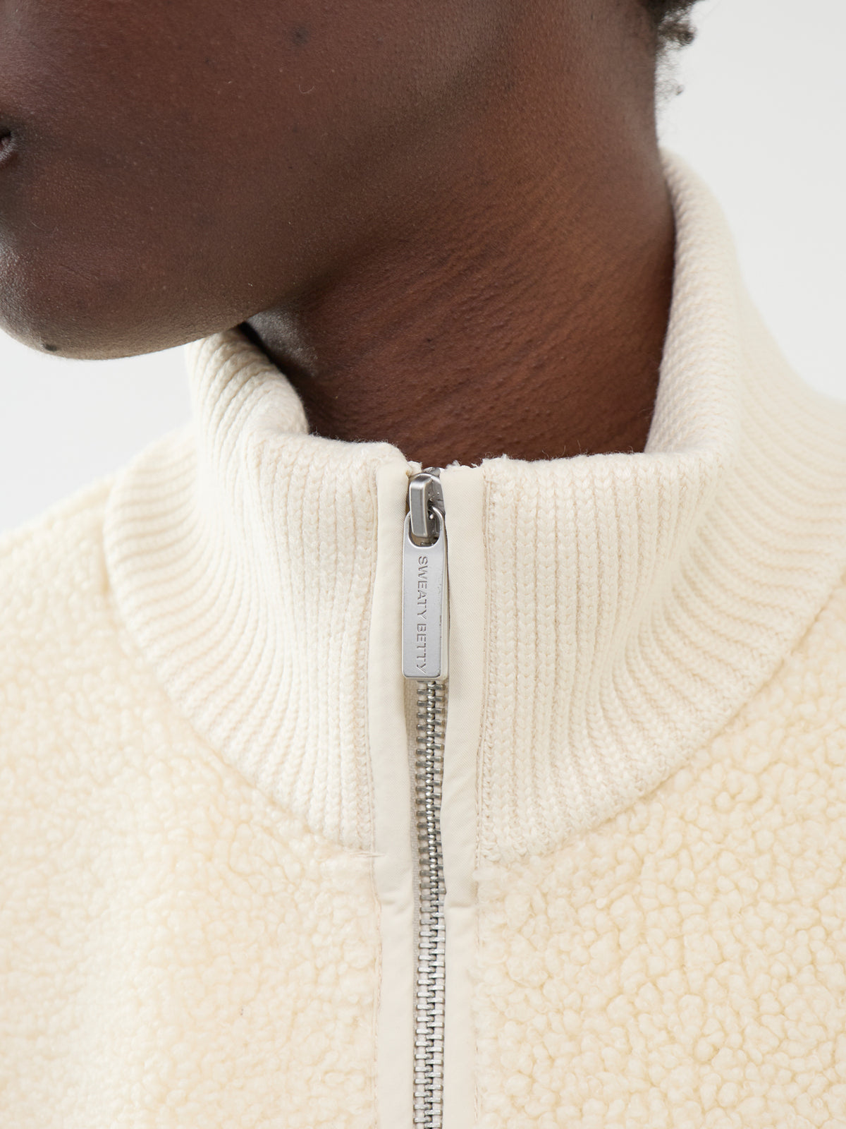 Plush Fleece Ribbed Gilet