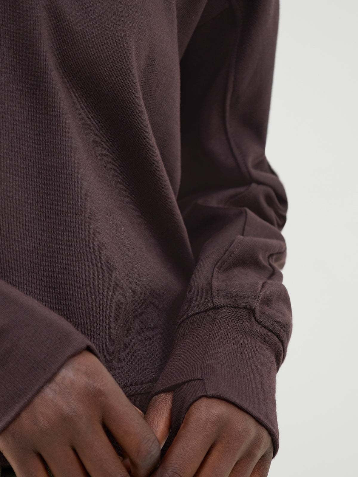 After Class Modal & Organic Cotton Yoke Crop – Espresso Brown