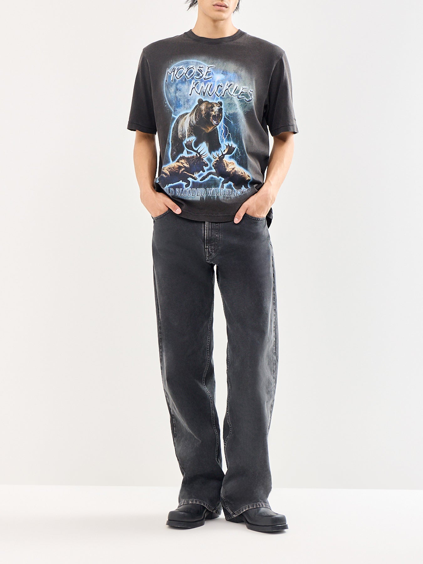 Into The Wild Graphic T-Shirt Black