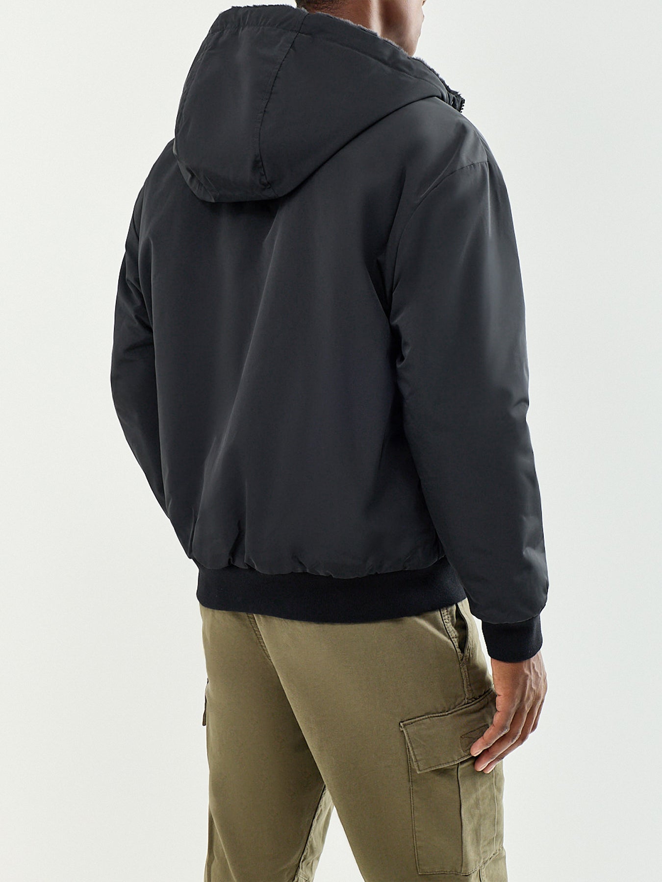 Men's Roland Reversible Bunny Faux-Fur Jacket