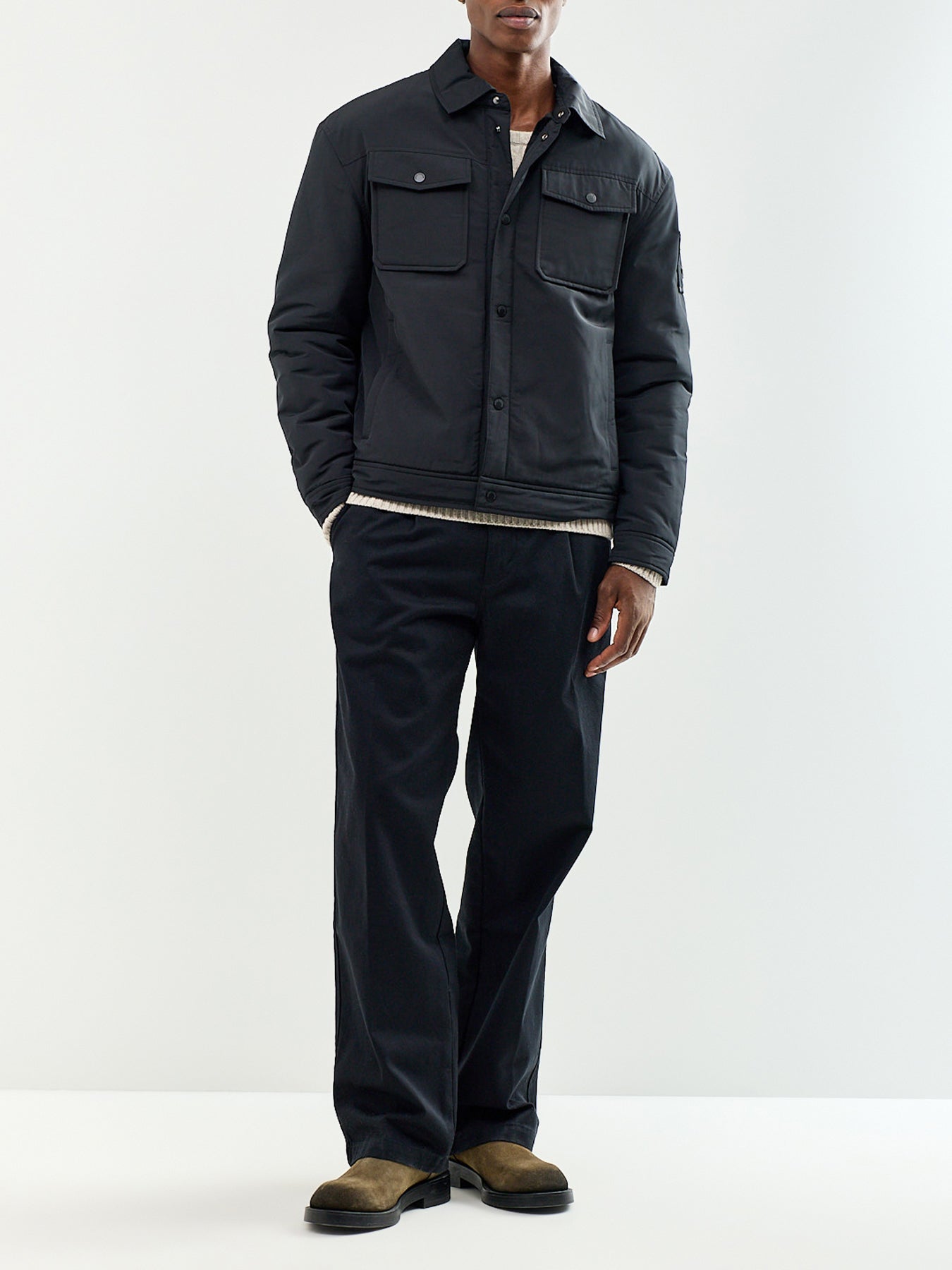 Men's Jacque Bunny Faux-Fur Jacket