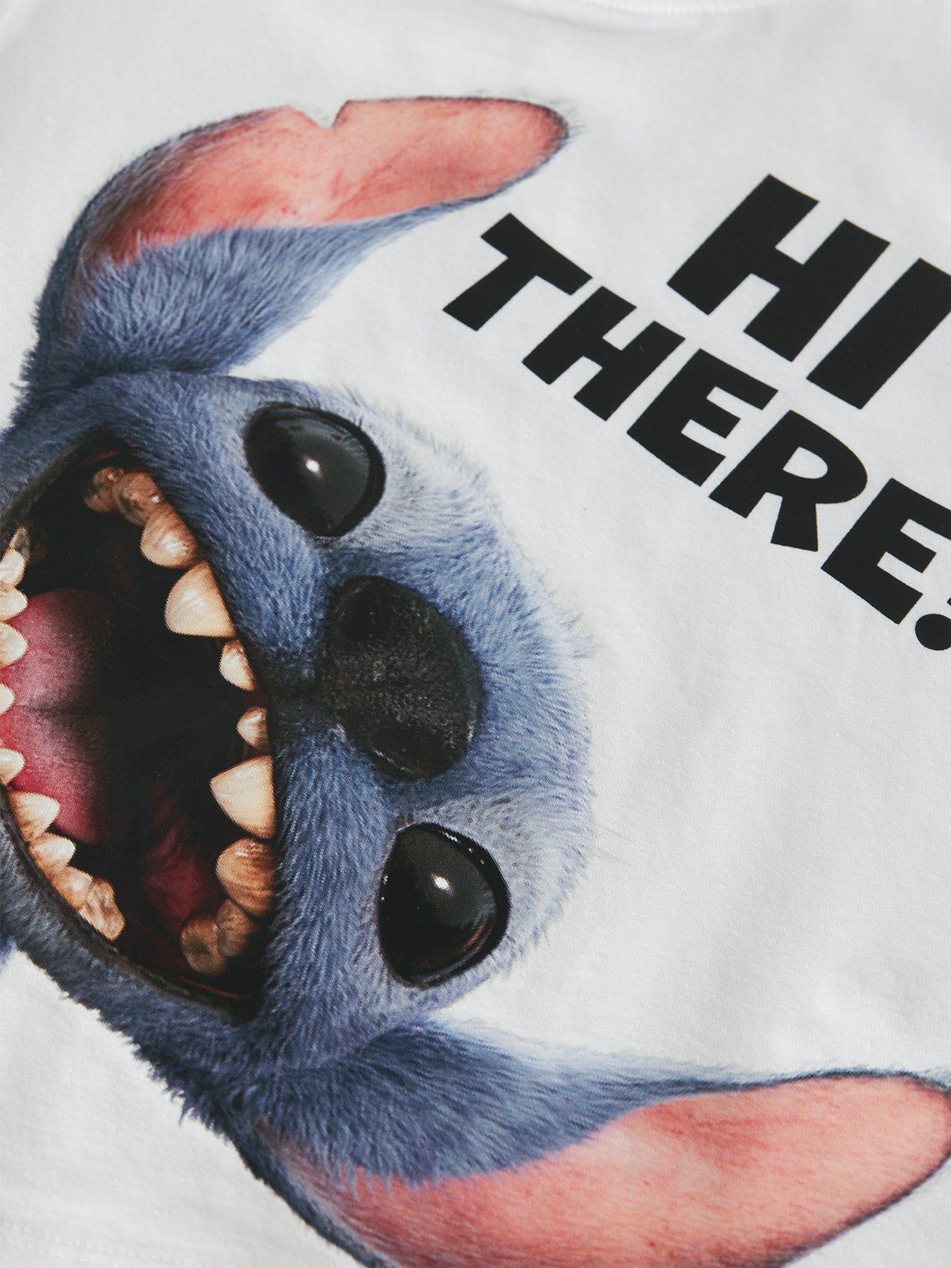 Kids' Stitch Short Sleeve T-Shirt White