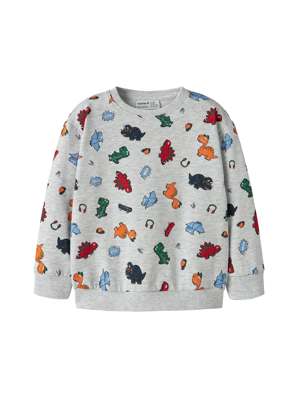 Kids Leon Sweatshirt Light Grey Melange