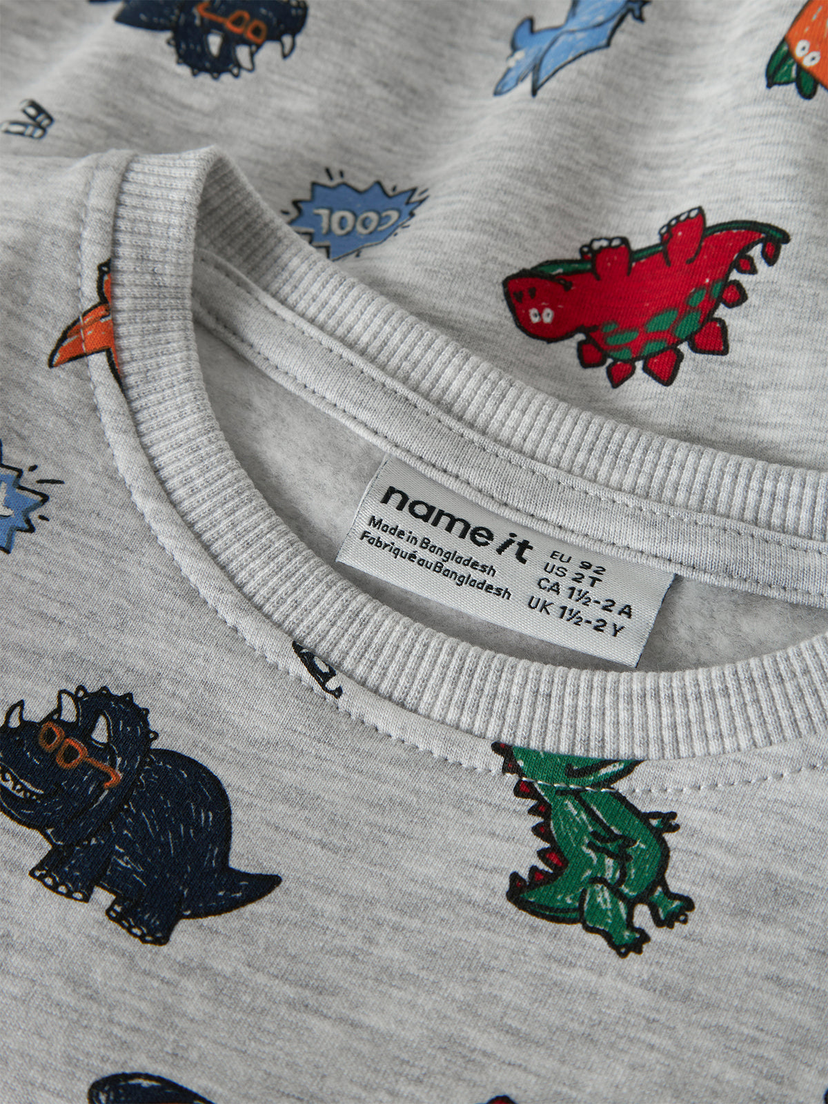 Kids Leon Sweatshirt Light Grey Melange